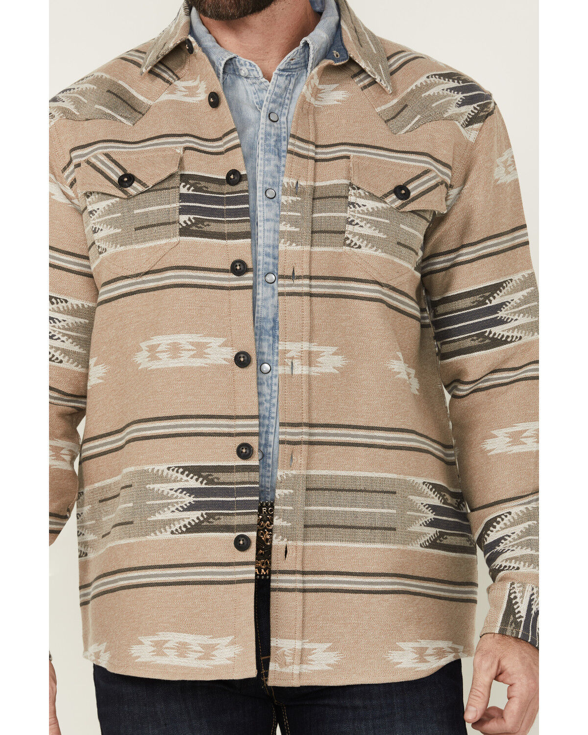 Cody James Men's Dustbowl Southwestern Print Shirt Jacket