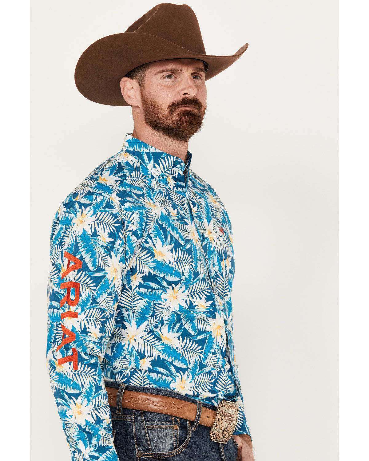 Ariat Men's Team Spencer Classic Fit Button Down Long Sleeve Western Shirt