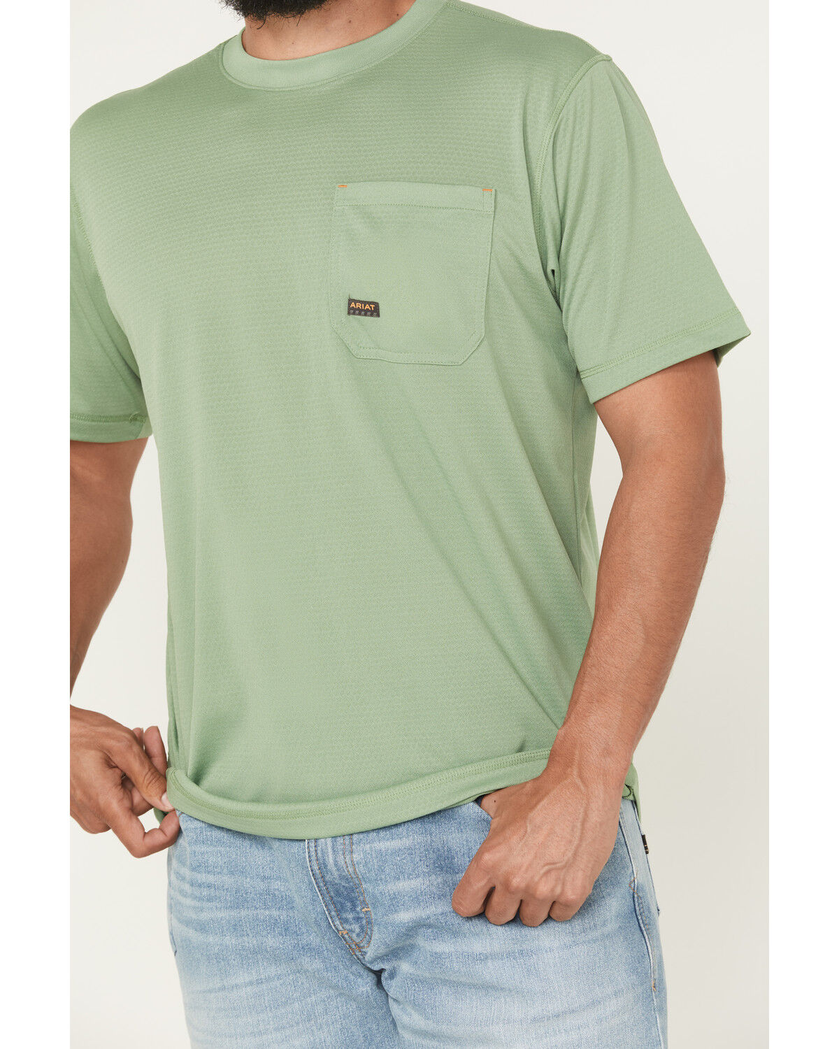 Ariat Men's Rebar Heat Fighter Short Sleeve Pocket Work Shirt