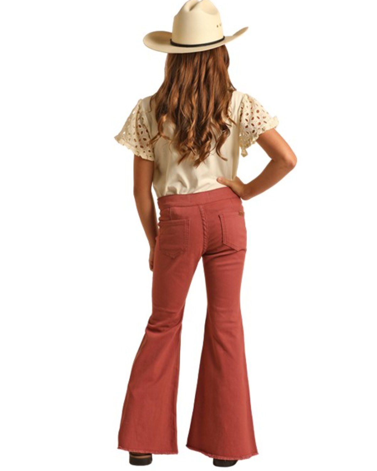 Rock & Roll Denim Girls' High Rise Extra Stretch Bell Bottom Jeans