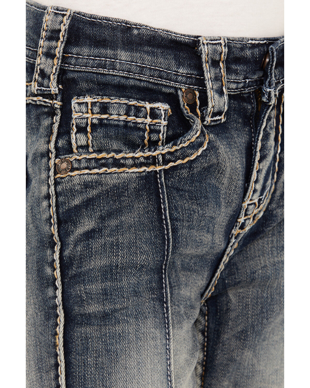 Cowgirl Tuff Girls' Front Seam Timeless Stretch Trouser Jeans