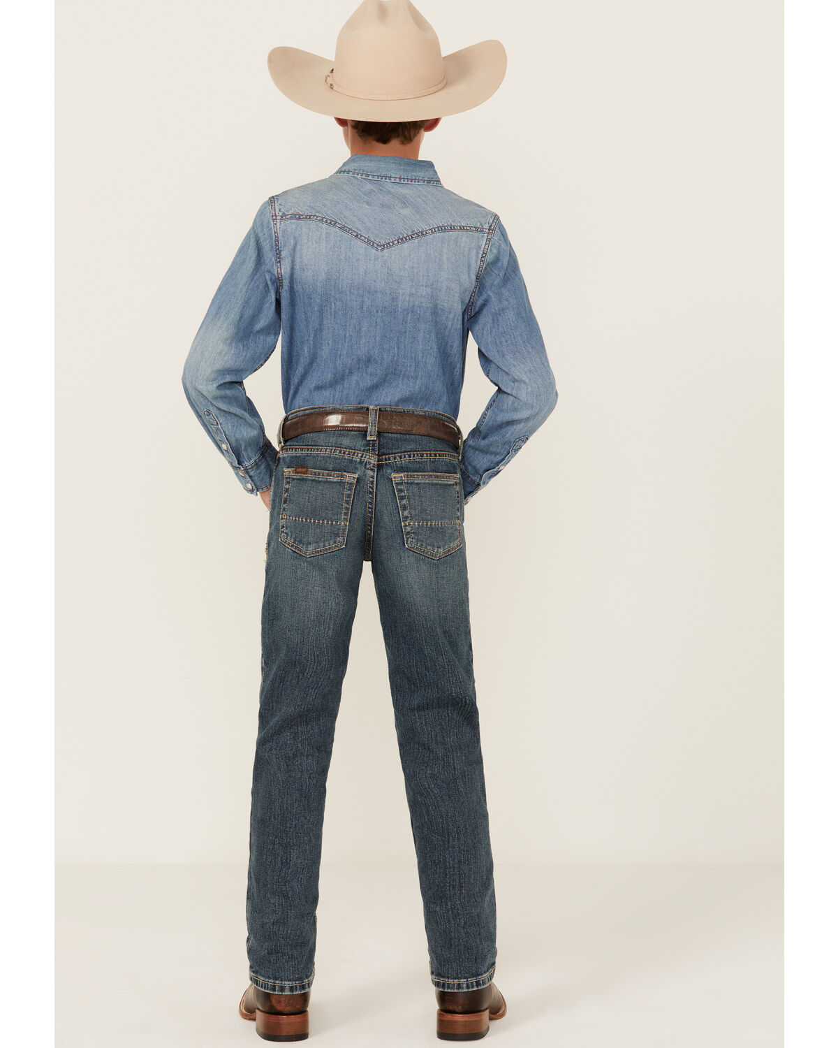 Ariat Boys' Murphy Slim Straight Denim Jeans