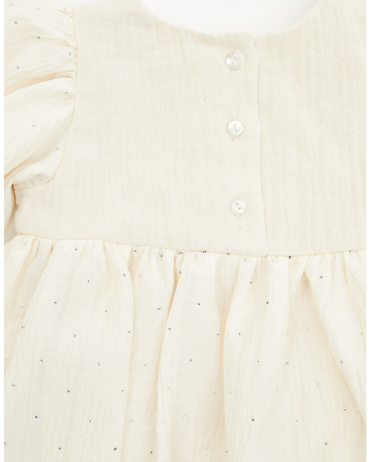 Yura Infants Girls' Embellished Long Sleeve Onesie