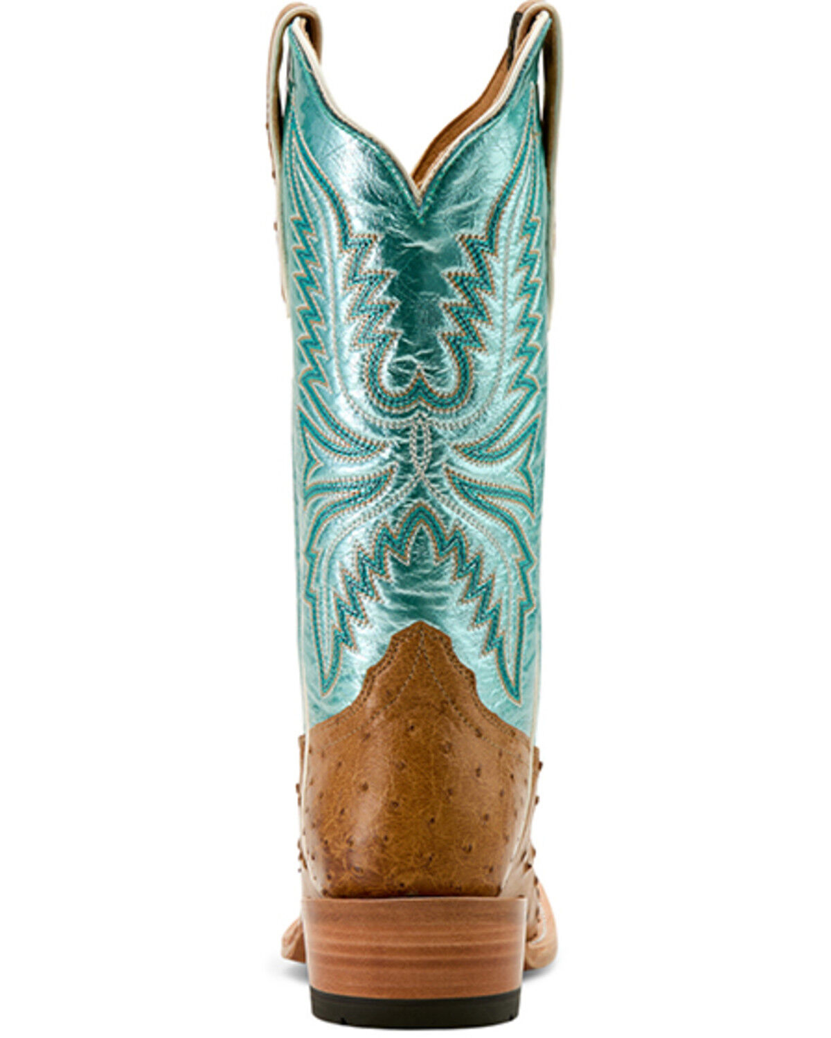 Ariat Women's Futurity Revival Exotic Ostrich Western Boots - Square Toe