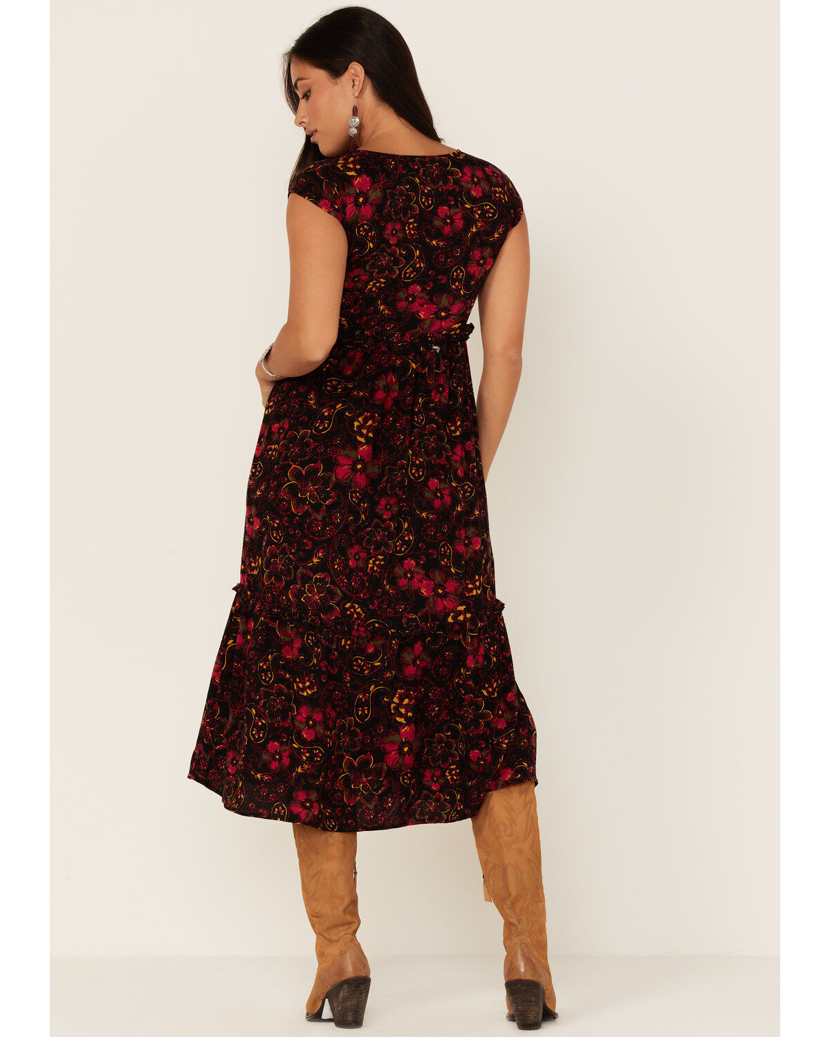 Idyllwind Women's Floral Willow Branch Midi Dress