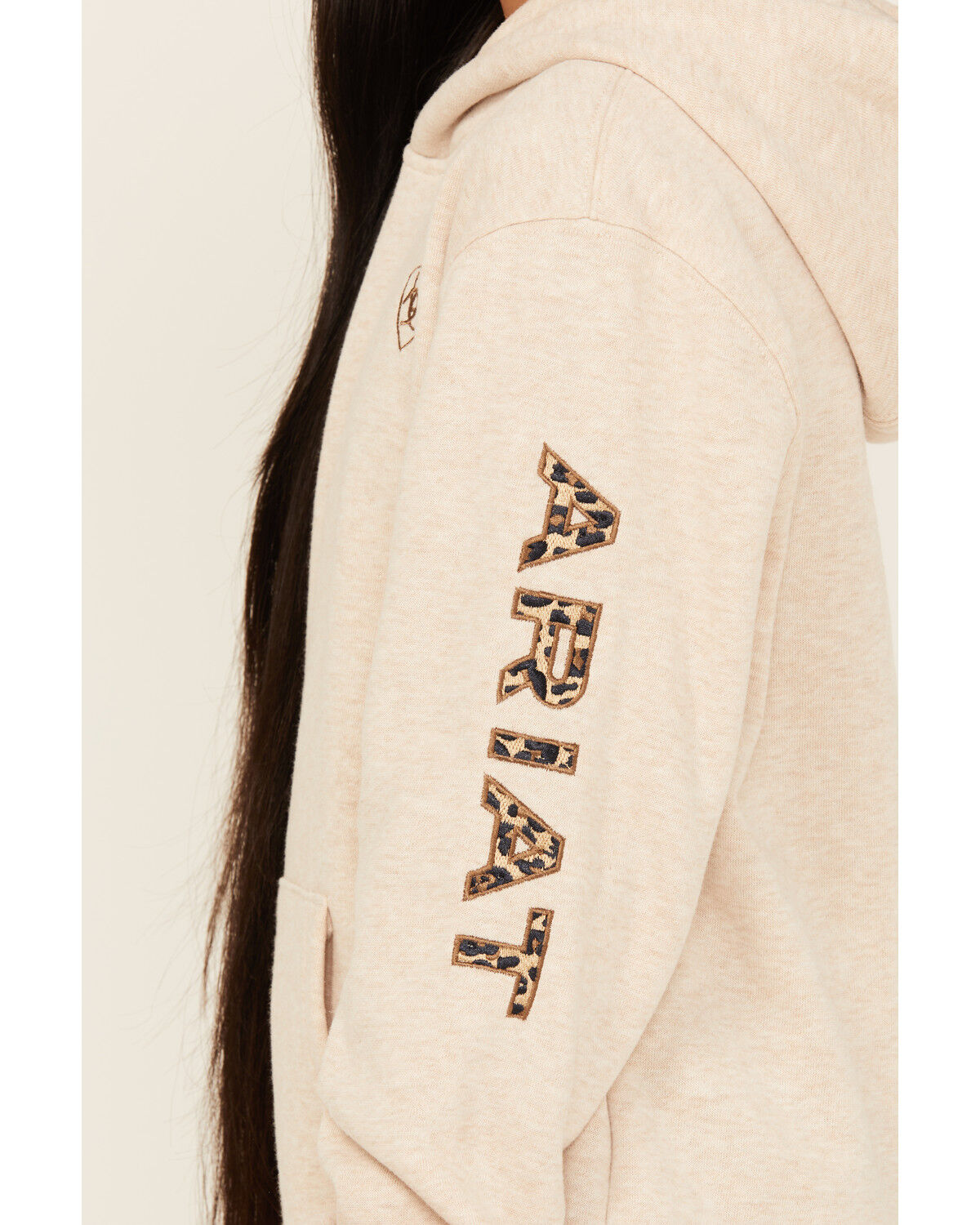 Ariat Girls' Boot Barn Exclusive Leopard Logo Hoodie