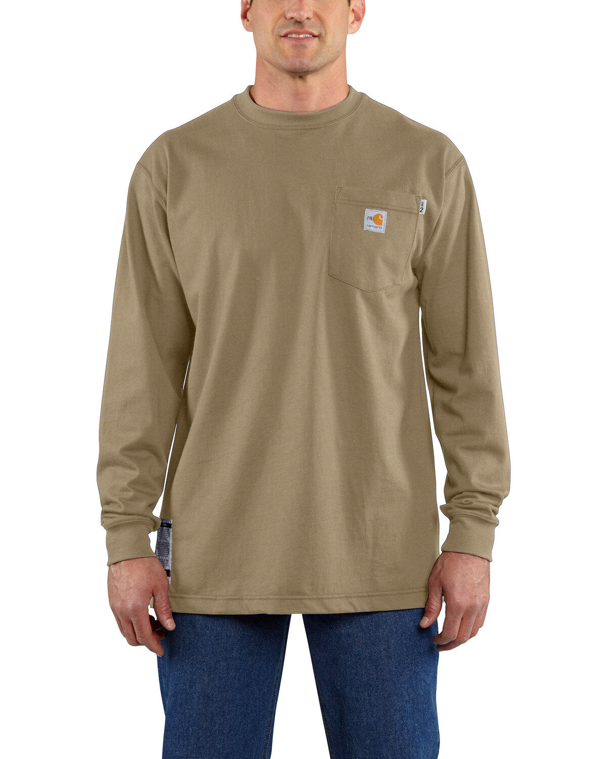Carhartt Men's Flame Resistant Force Long Sleeve Work T-Shirt - Big