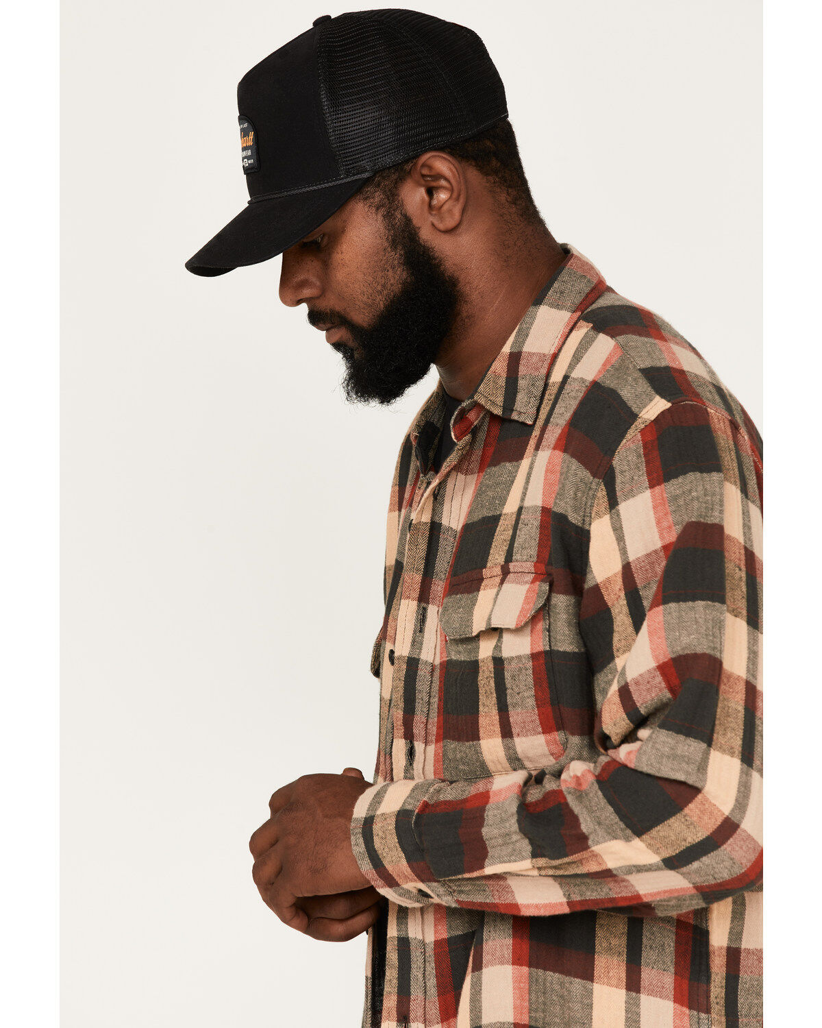 Levi's Men's Medina Worker Large Plaid Print Long Sleeve Button-Down Shirt