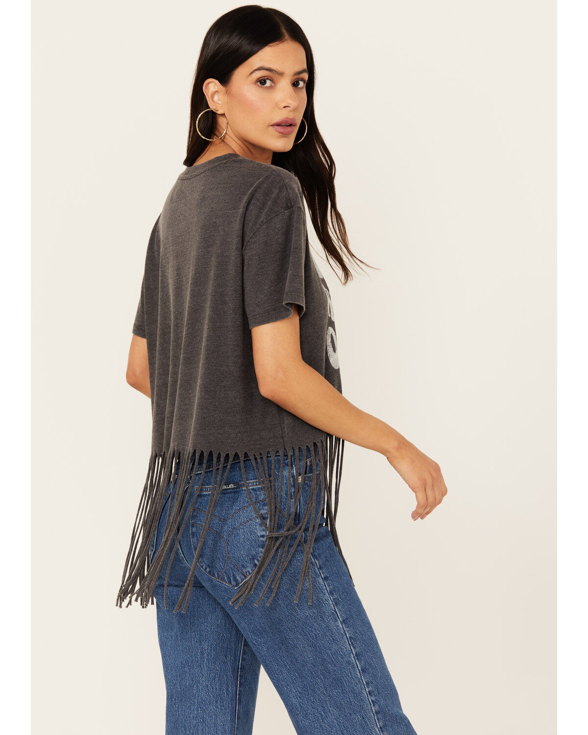 Blended Women's Drinks Well With Others Fringe Graphic Tee