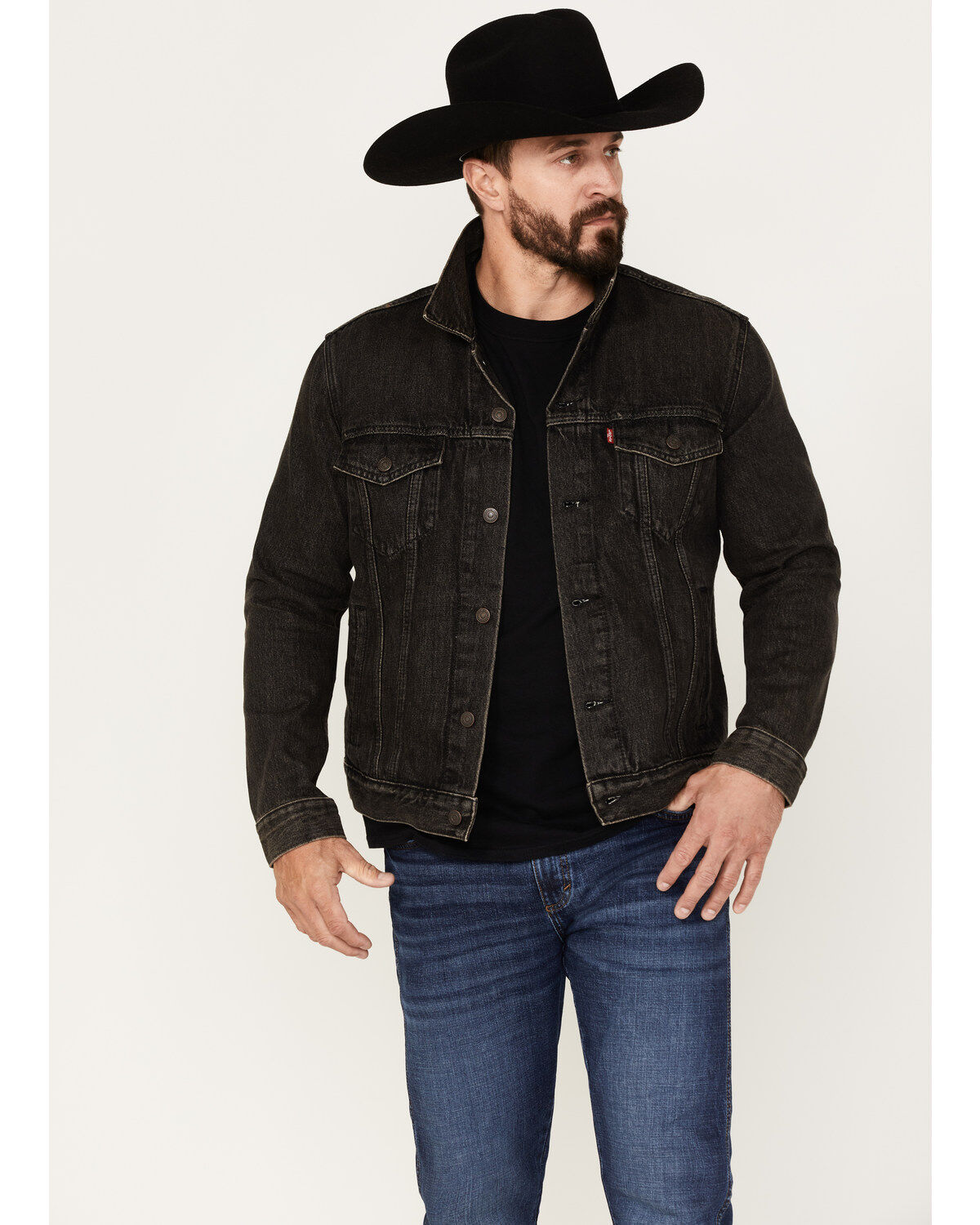 Levi's Men's Dark Wash Denim Trucker Jacket
