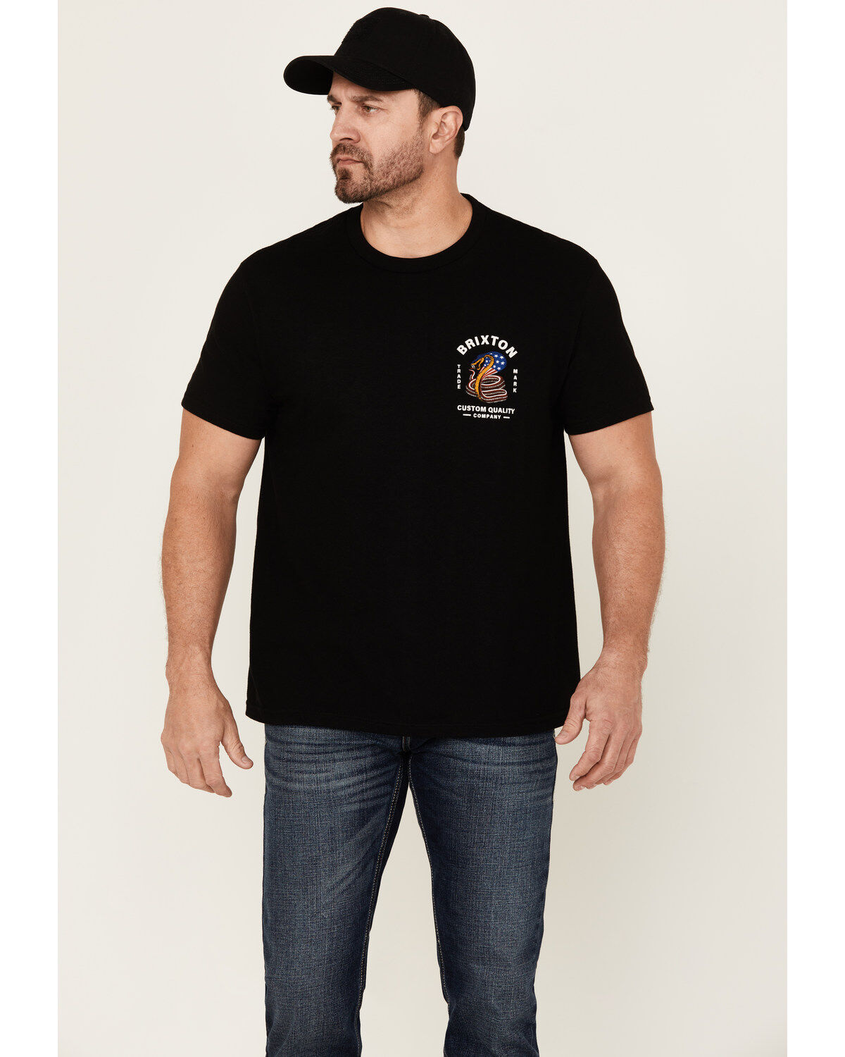 Brixton Men's Boot Barn Exclusive Americobra Short Sleeve Graphic T-Shirt