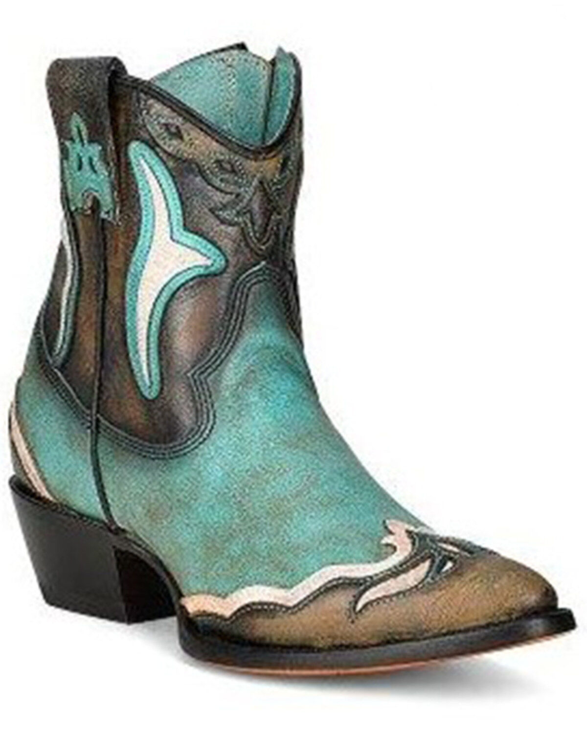 Corral Women's Outlay Western Booties - Round Toe