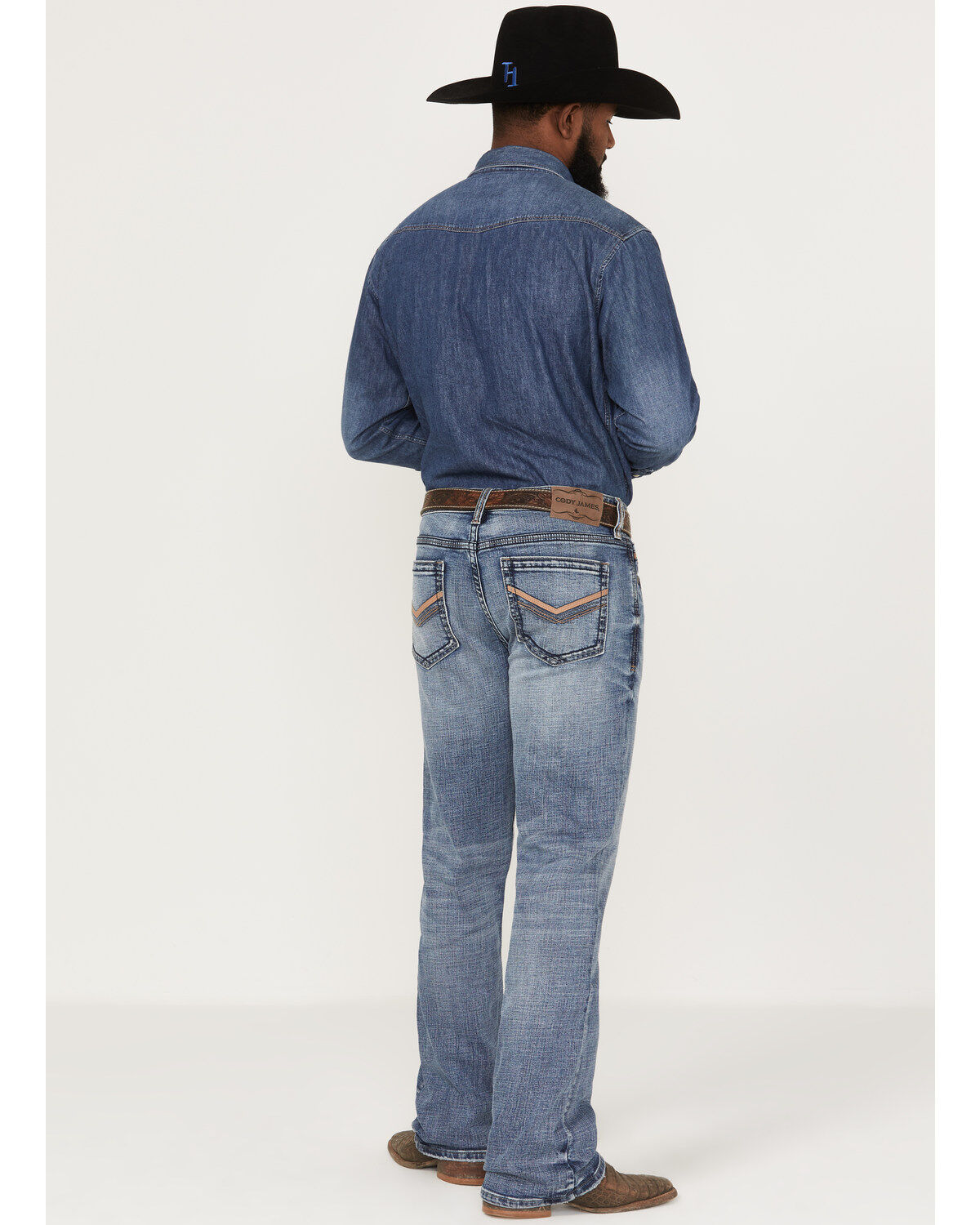 Cody James Men's Colt Stretch Slim Bootcut Jeans