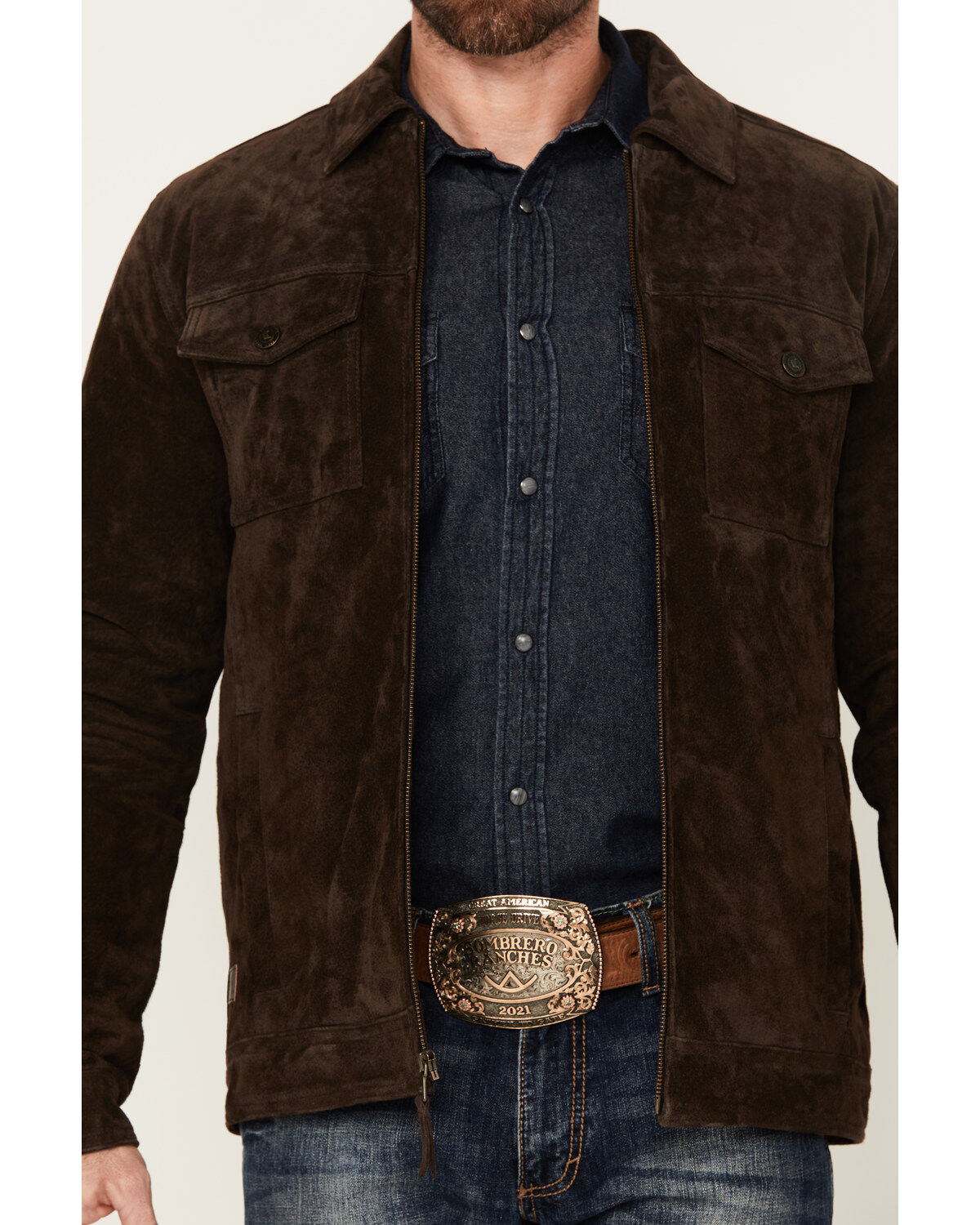 Cody James Men's Suede Hermitage Cromwell 2.0 Jacket