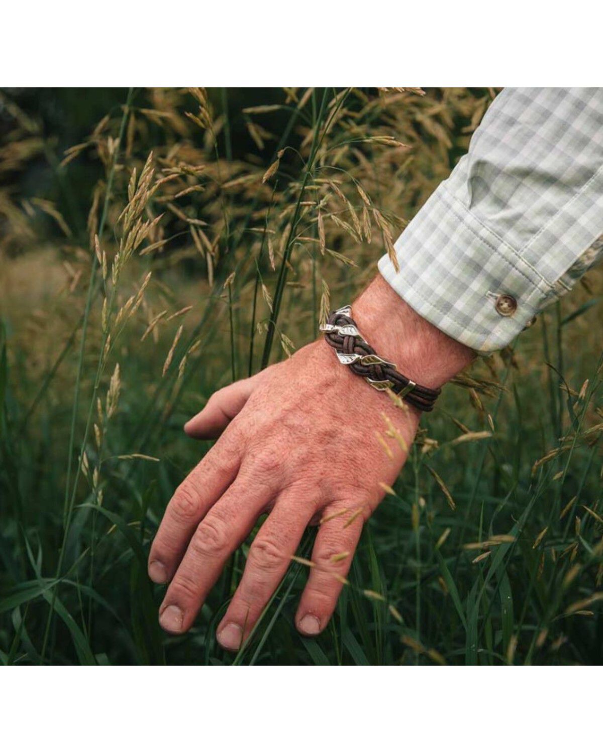 Montana Silversmiths Men's Rustic Braided Bracelet