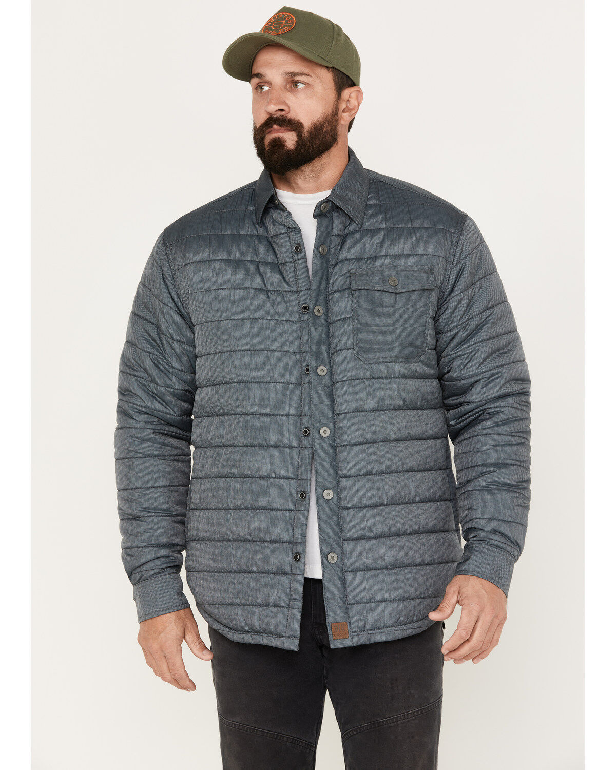 Dakota Grizzly Men's Lucas Quilted Lightweight Fleece Lined Jacket