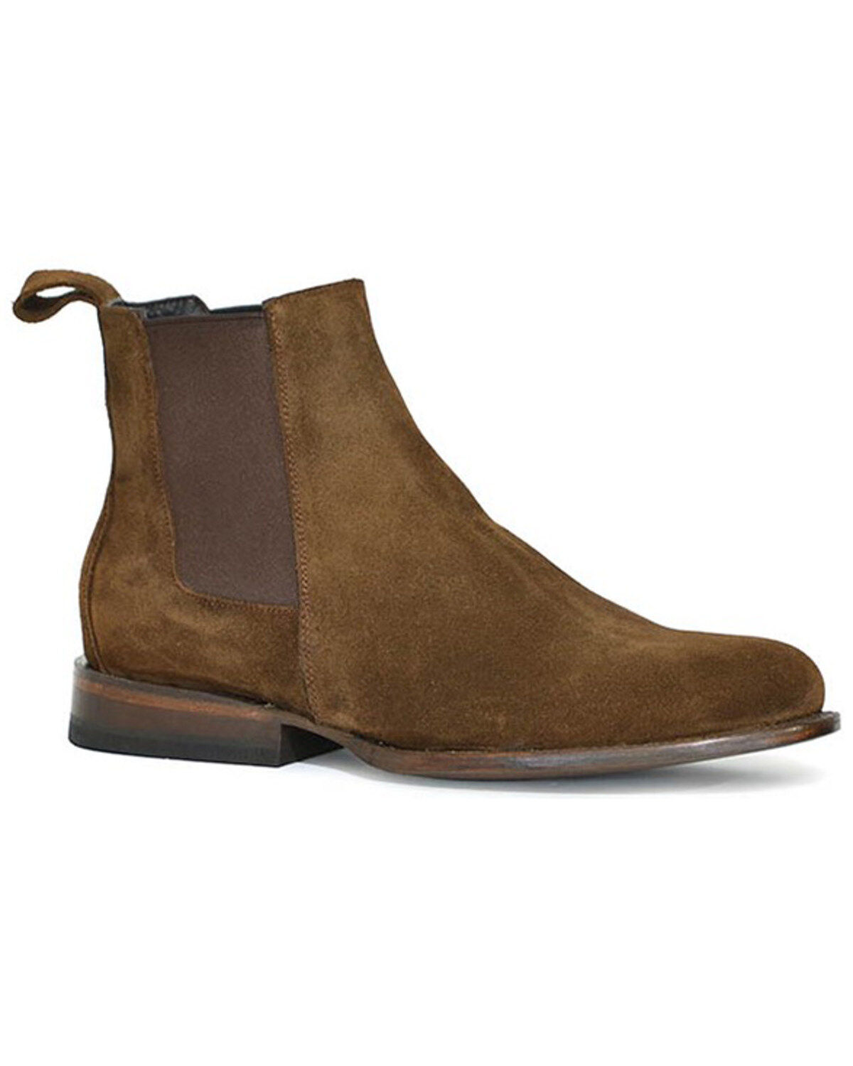 Stetson Men's Roughout Chelsea Boots - Round Toe