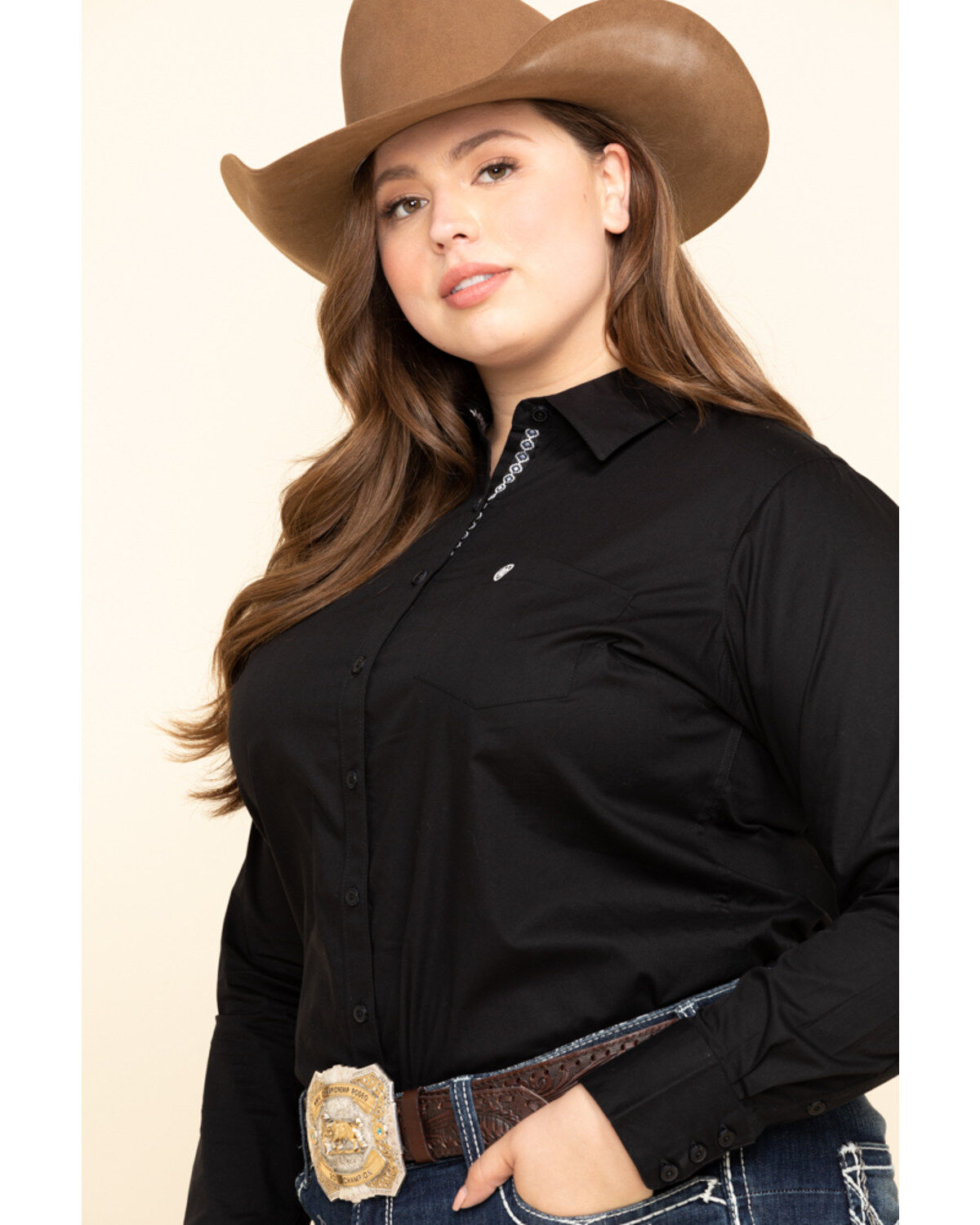 Ariat Women's Black Kirby Stretch Shirt - Plus
