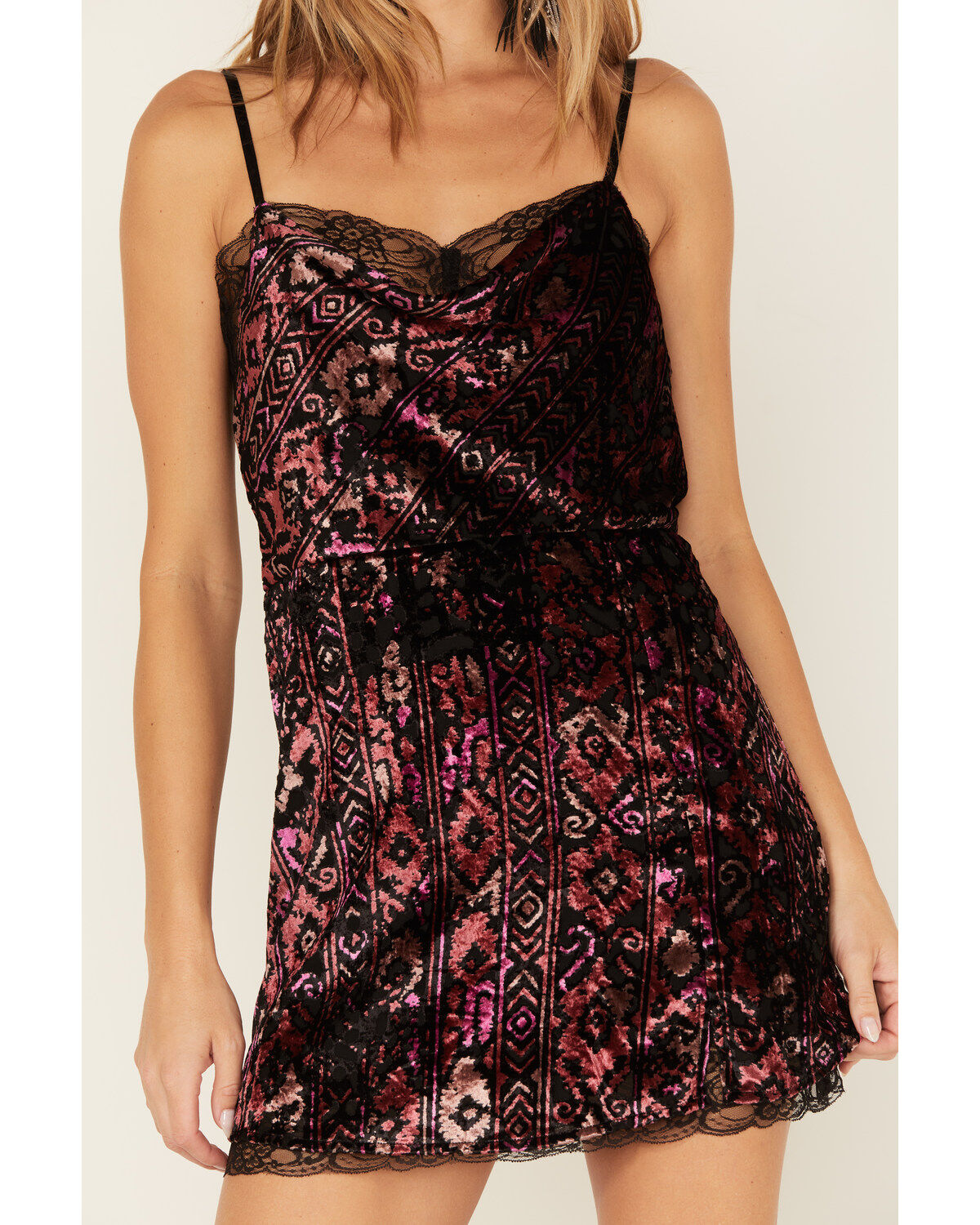 Idyllwind Women's Houston Cowl Neck Mini Dress