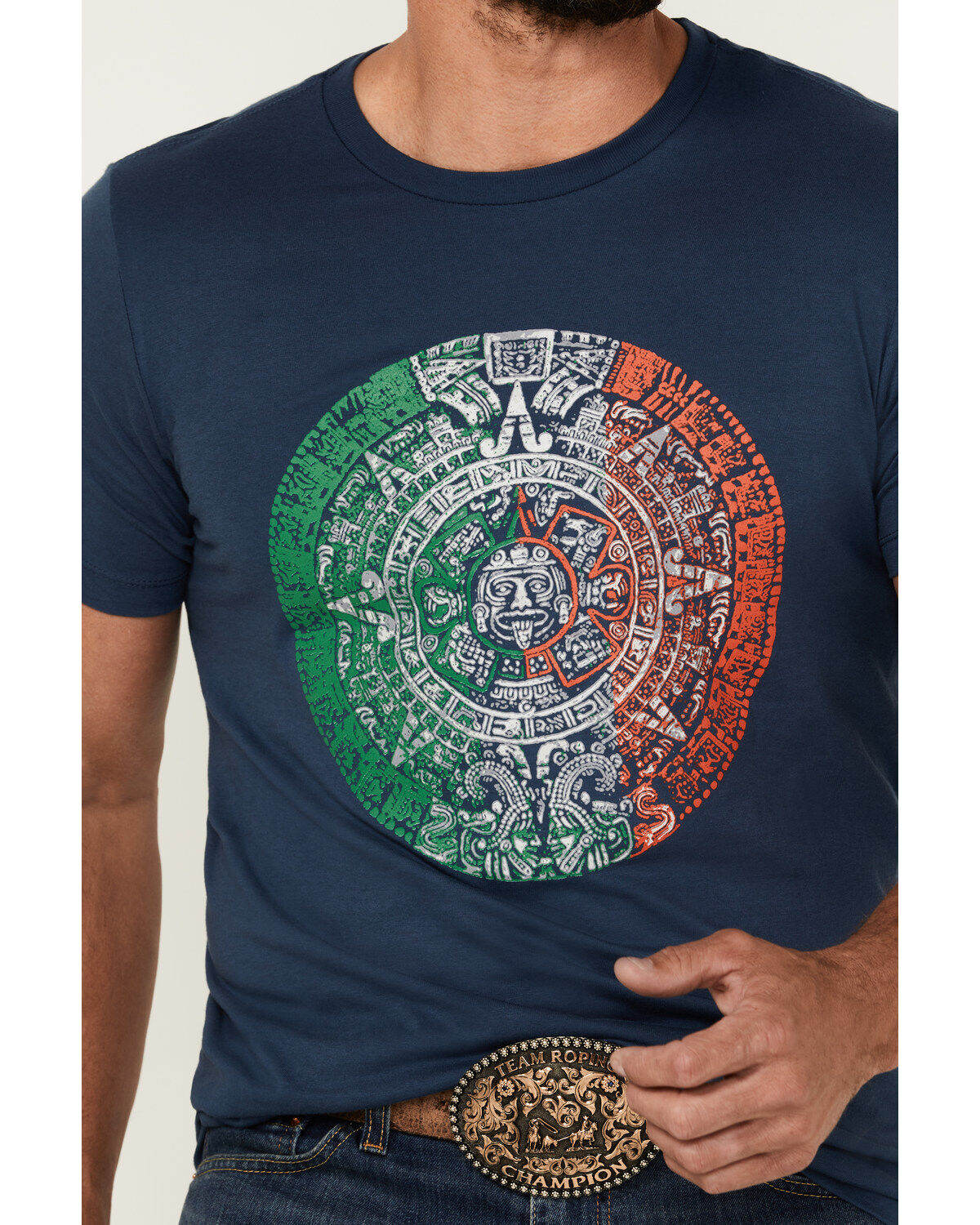 Cody James Men's TJ Mexico Emblem Short Sleeve Graphic T-Shirt