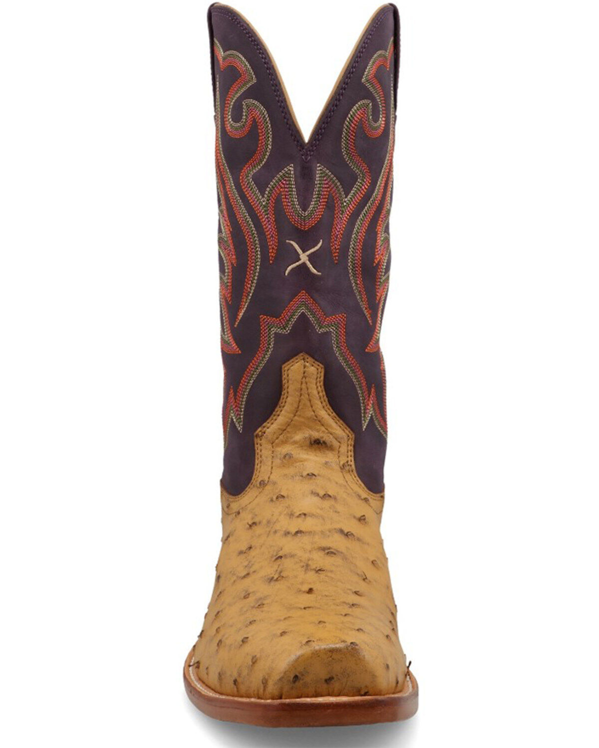 Twisted X Men's 13" Reserve Exotic Full-Quill Ostrich Western Boots - Square Toe