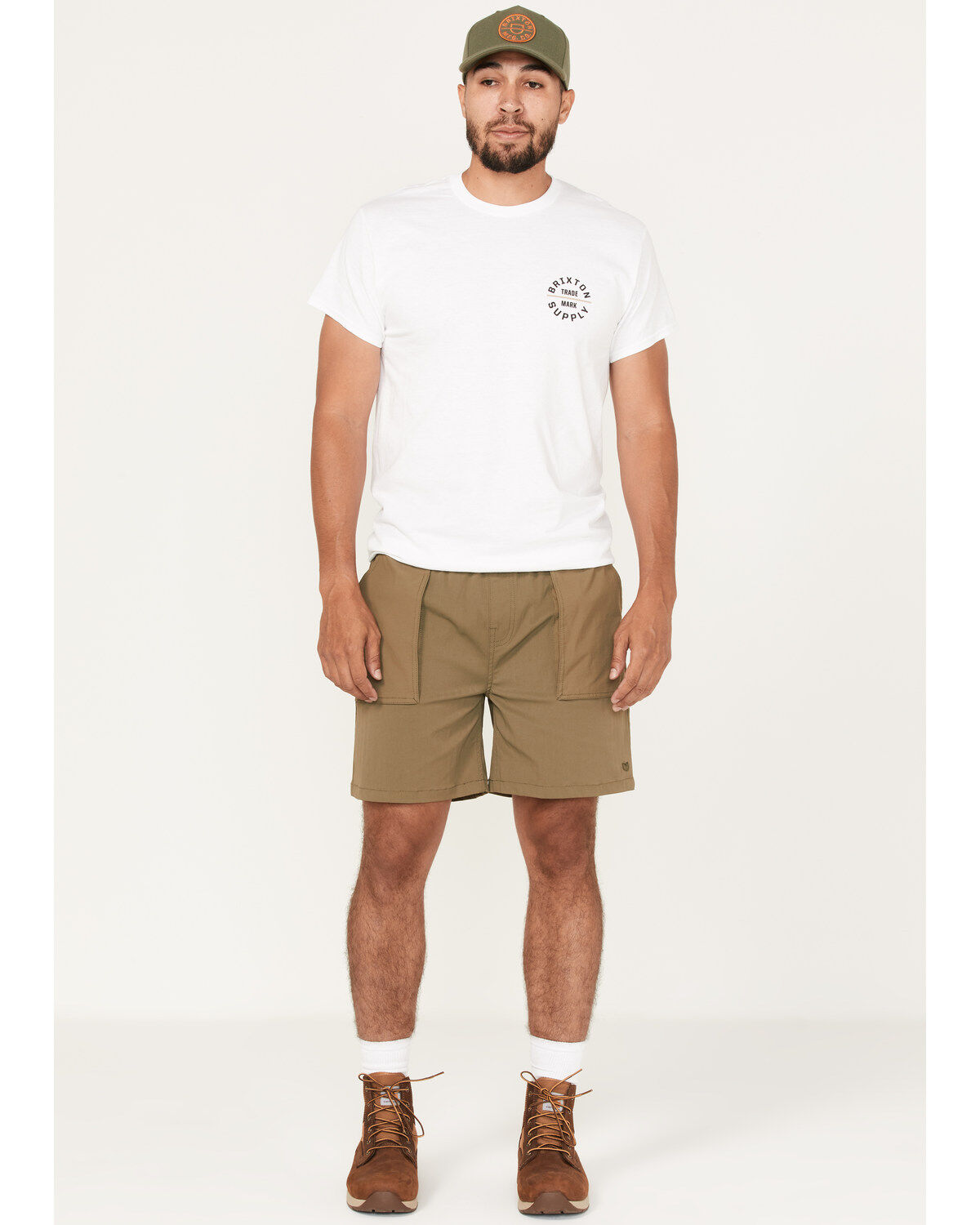 Brixton Men's Oath V Logo Graphic T-Shirt