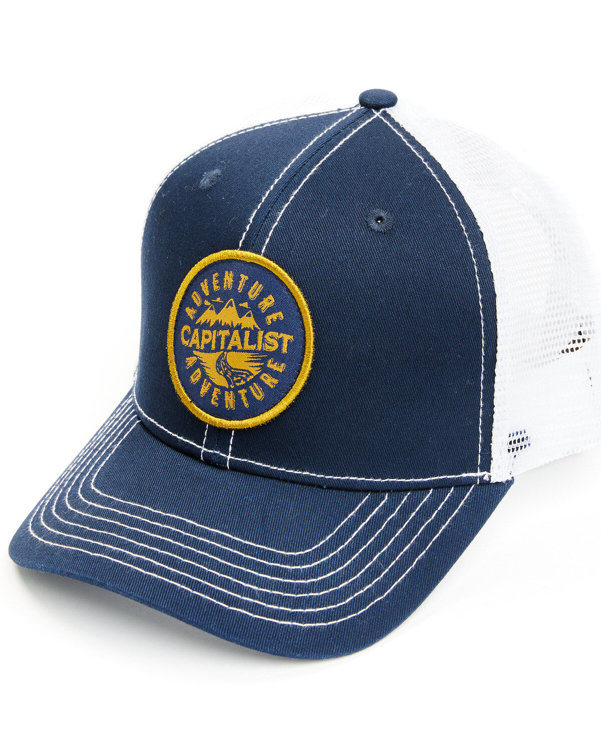 Brothers and Sons Men's Adventure Capitalist Circle Patch Ball Cap