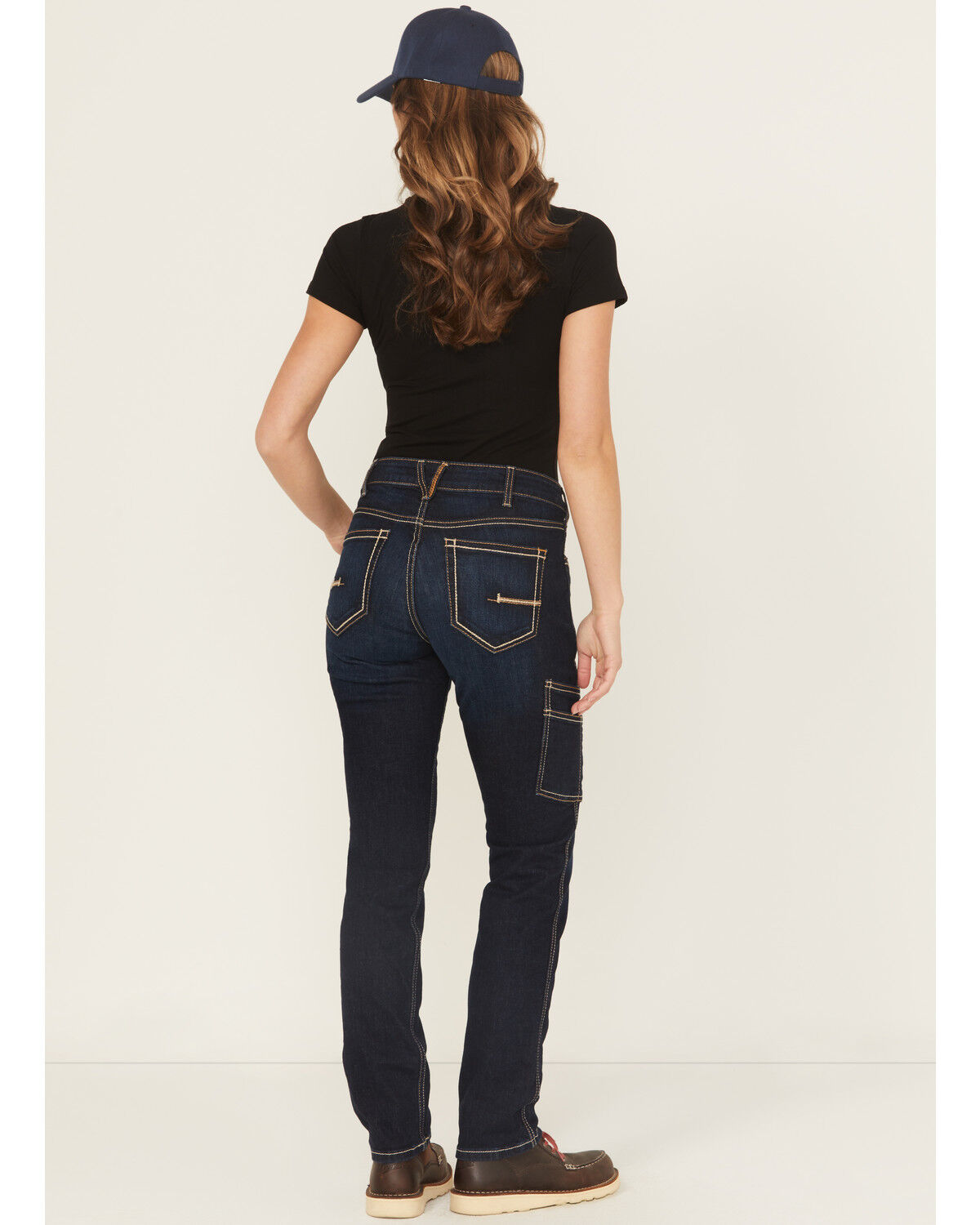 Ariat Women's Rebar Perfect Rise Work Flex Riviter Slim Leg Work Jeans