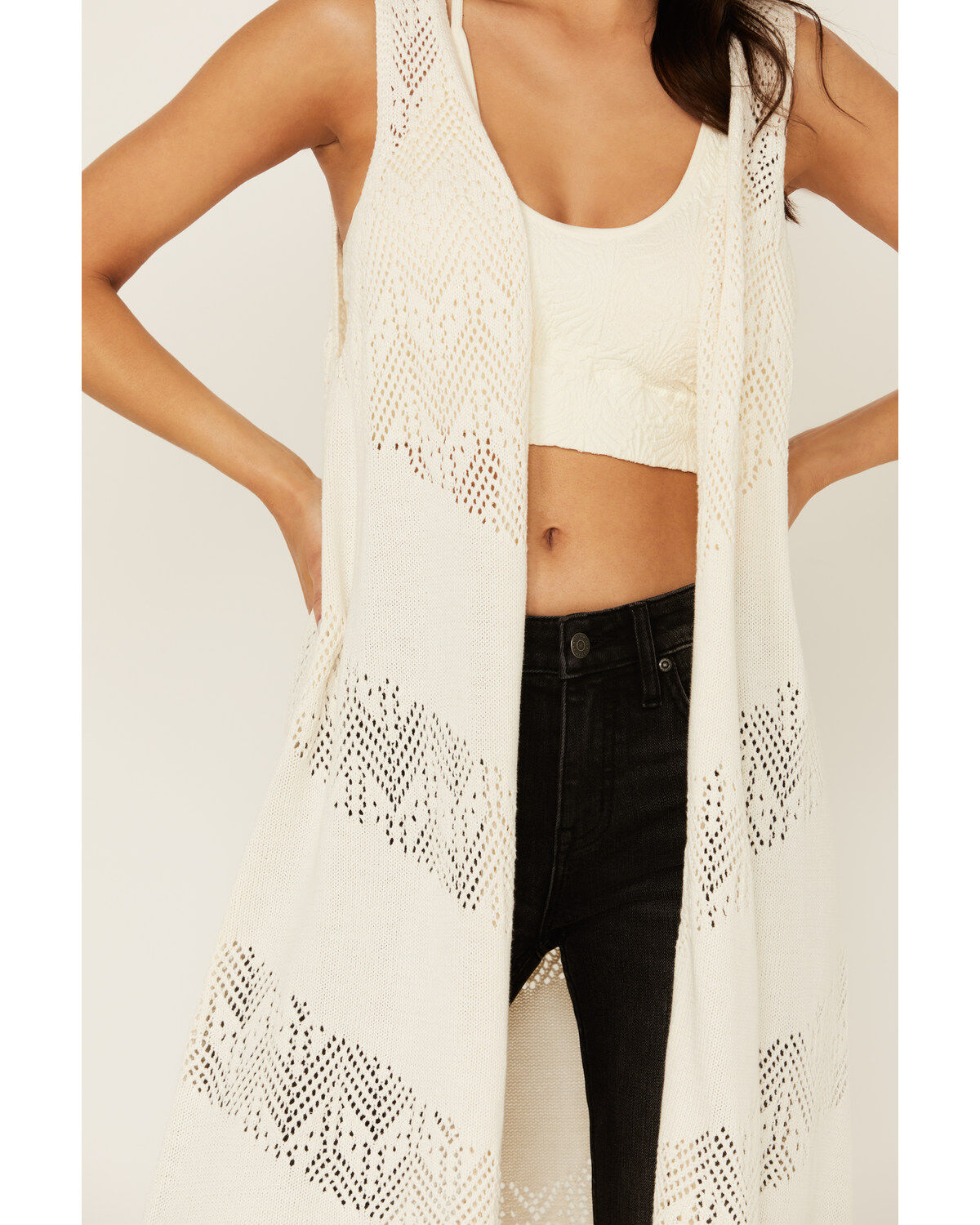 Wrangler Retro Women's Crochet Duster Vest