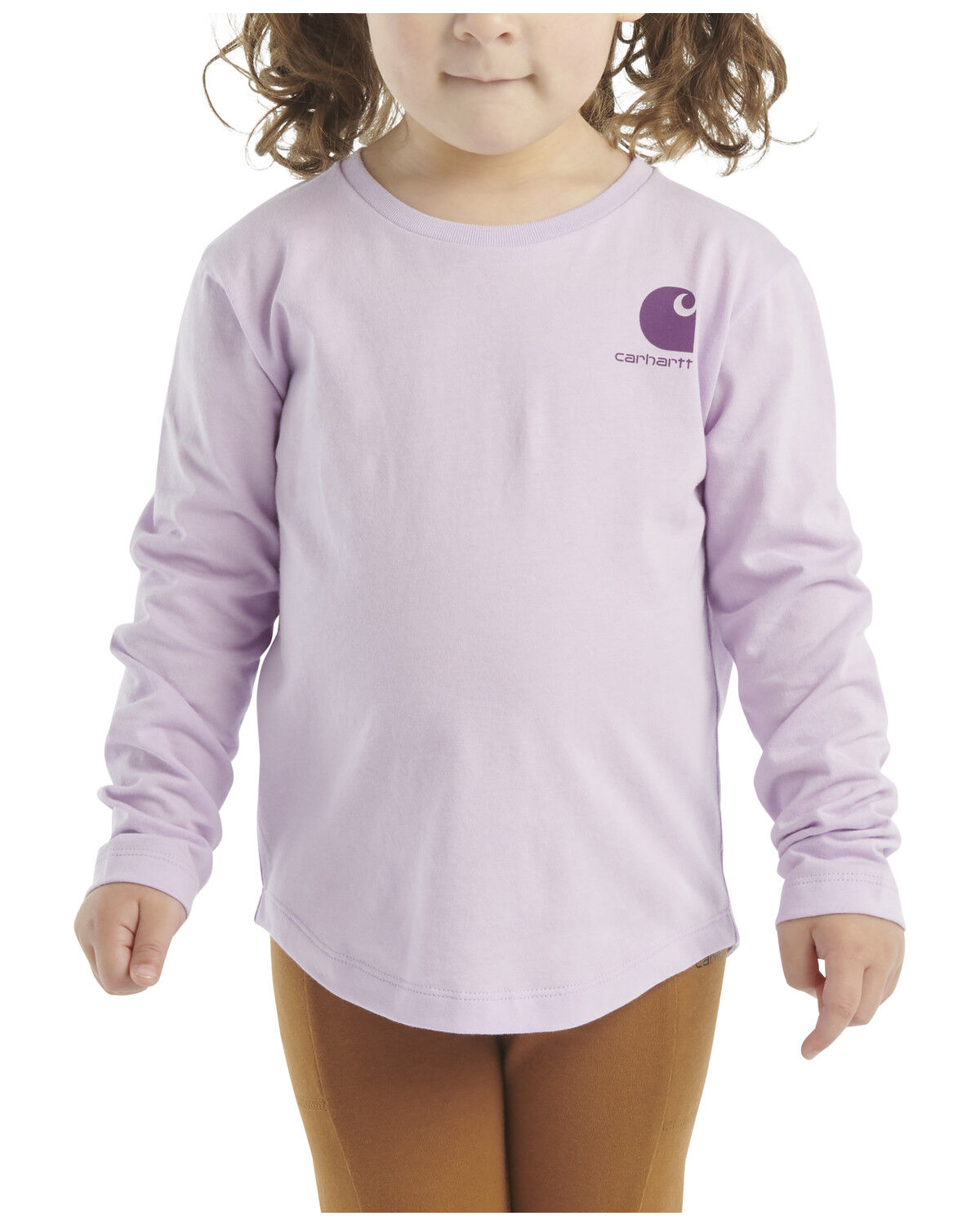 Carhartt Toddler Girls' Desert Logo Long Sleeve Graphic Shirt