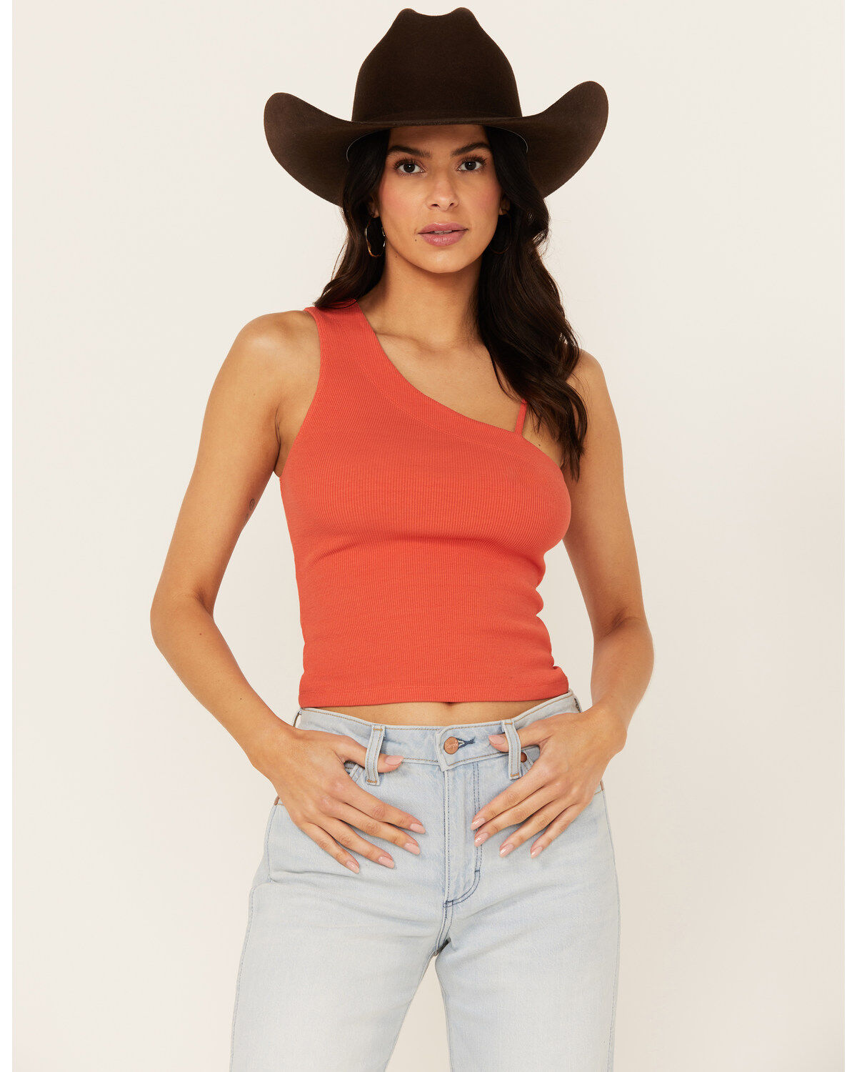 People of Leisure Women's Hollie One Shoulder Tank