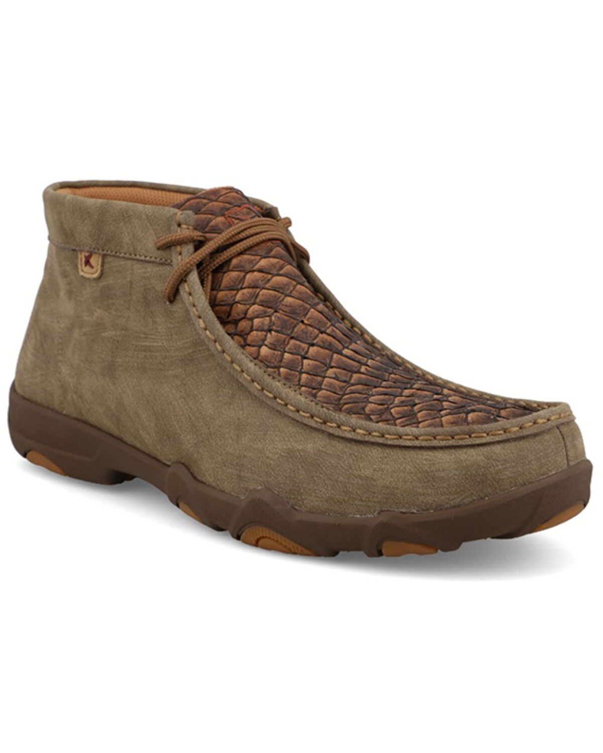 Twisted X Men's Exotic Chukka UltraLite X™ Driving Shoes - Moc Toe