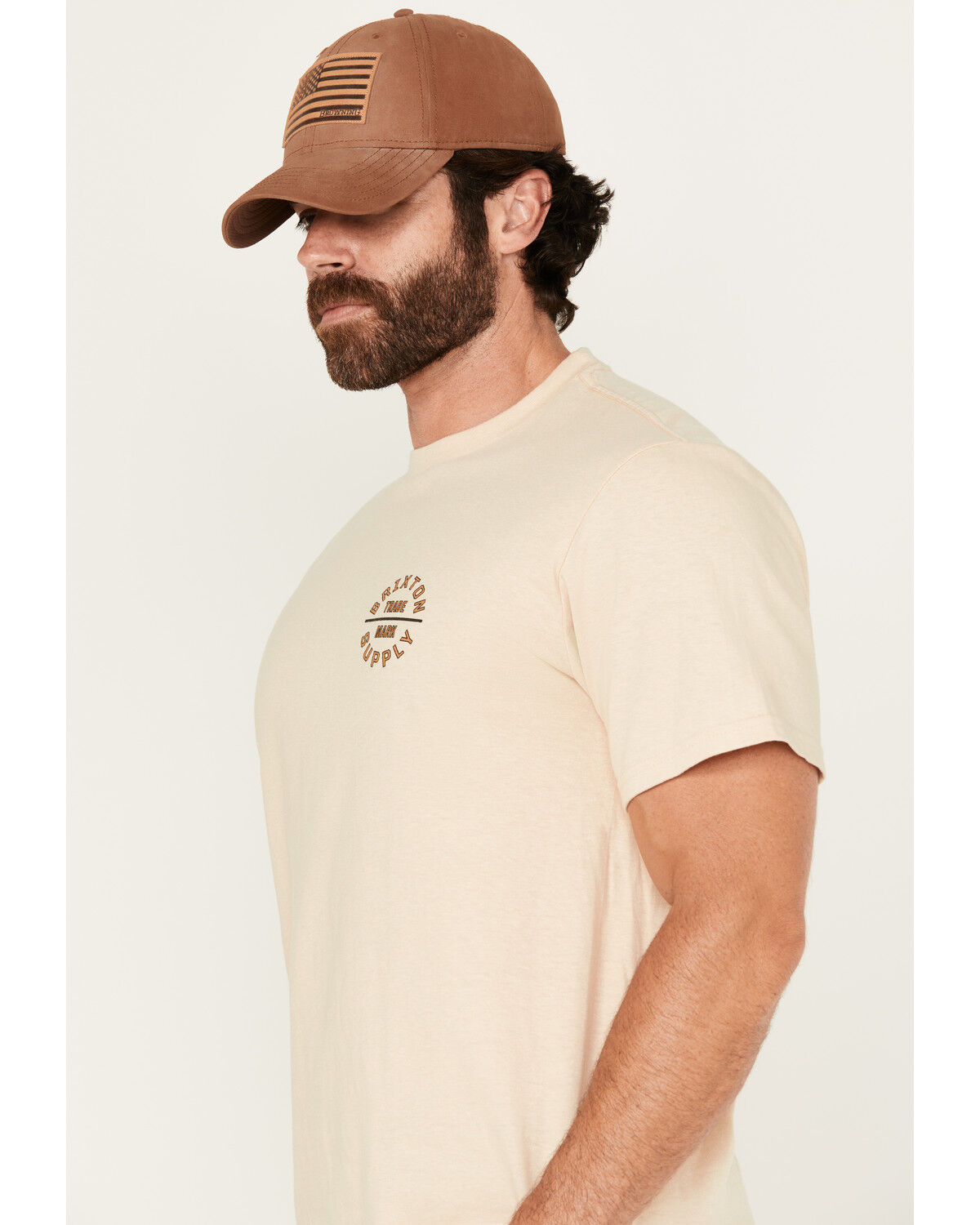 Brixton Men's Oath Logo Short Sleeve Graphic T-Shirt
