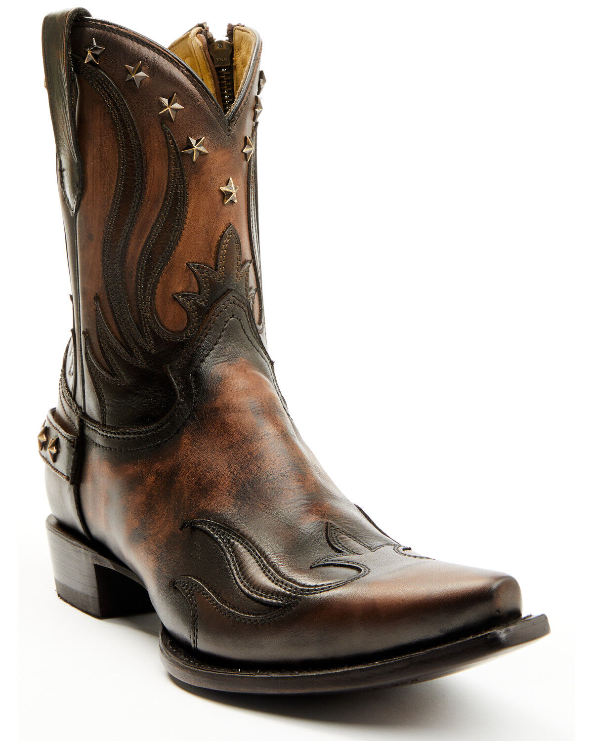 Corral Men's Overlay Short Western Boots - Snip Toe