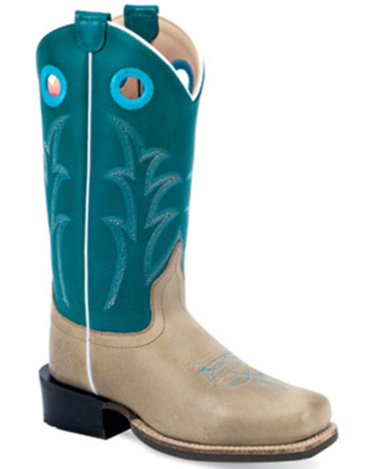 Old West Little Girls' Western Boots - Square Toe