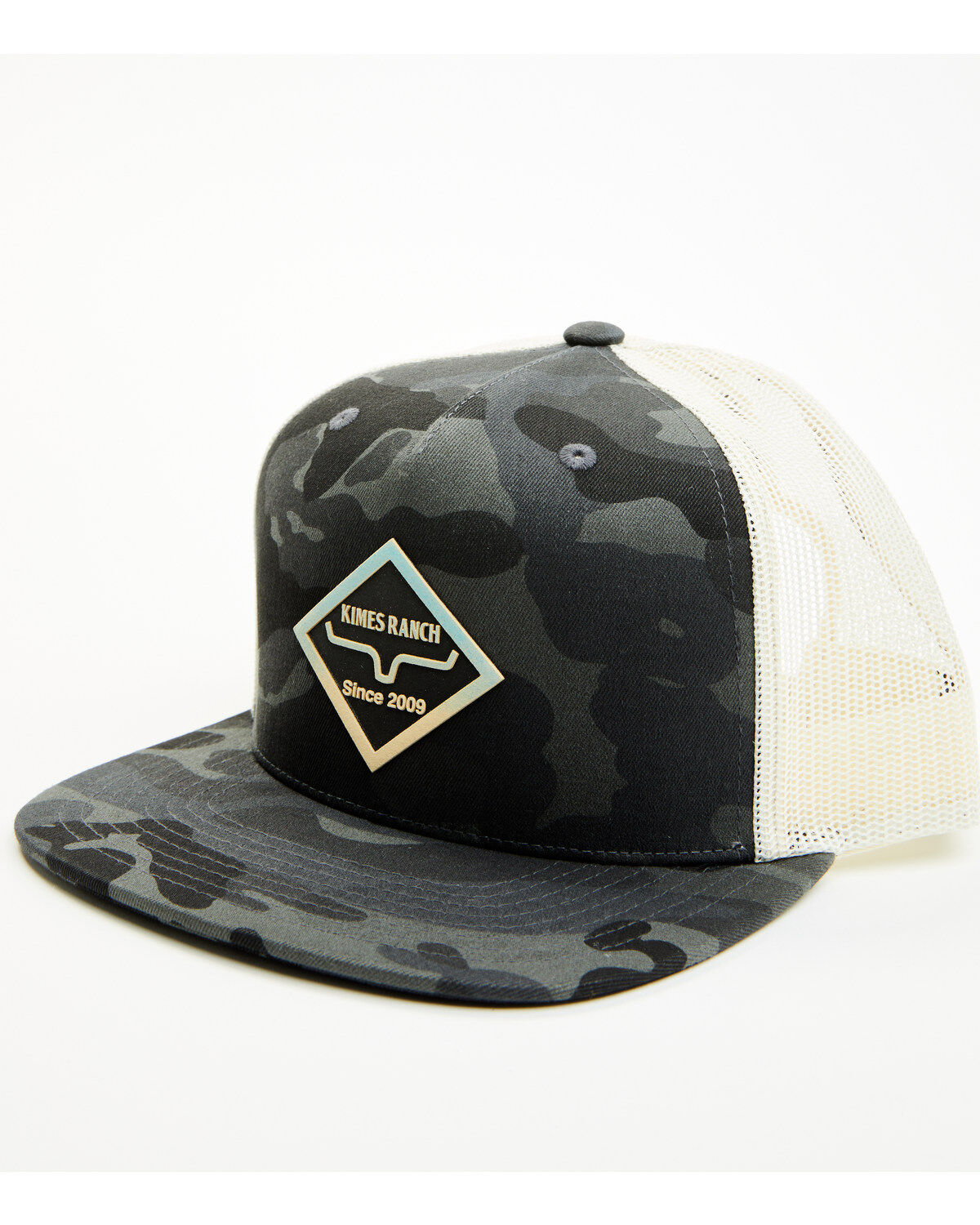 Kimes Ranch Men's Diamond Dogs Camo Mesh Back Ball Cap