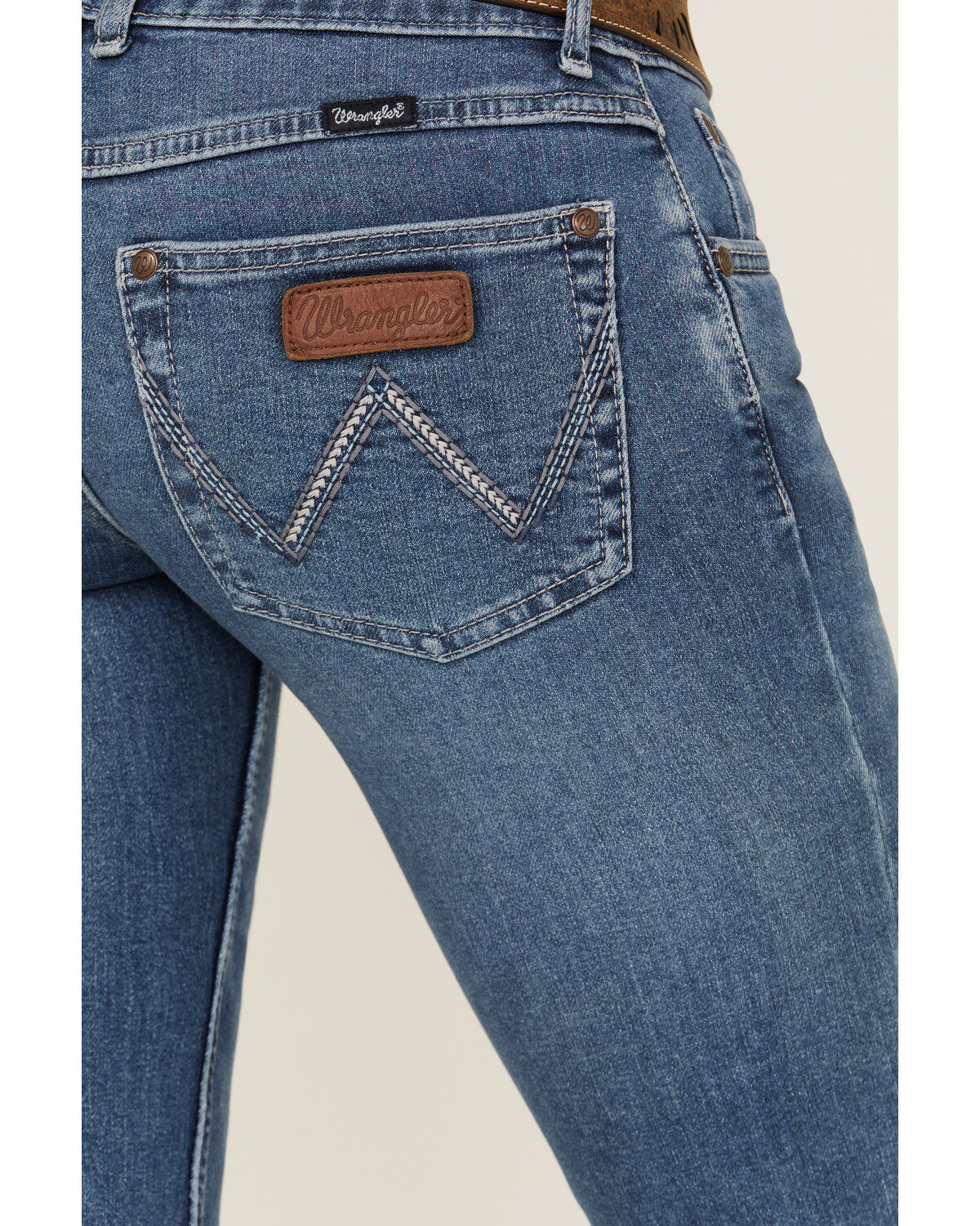 Wrangler Retro Women's Sadie Medium Wash Low Rise Stretch Bootcut Jeans