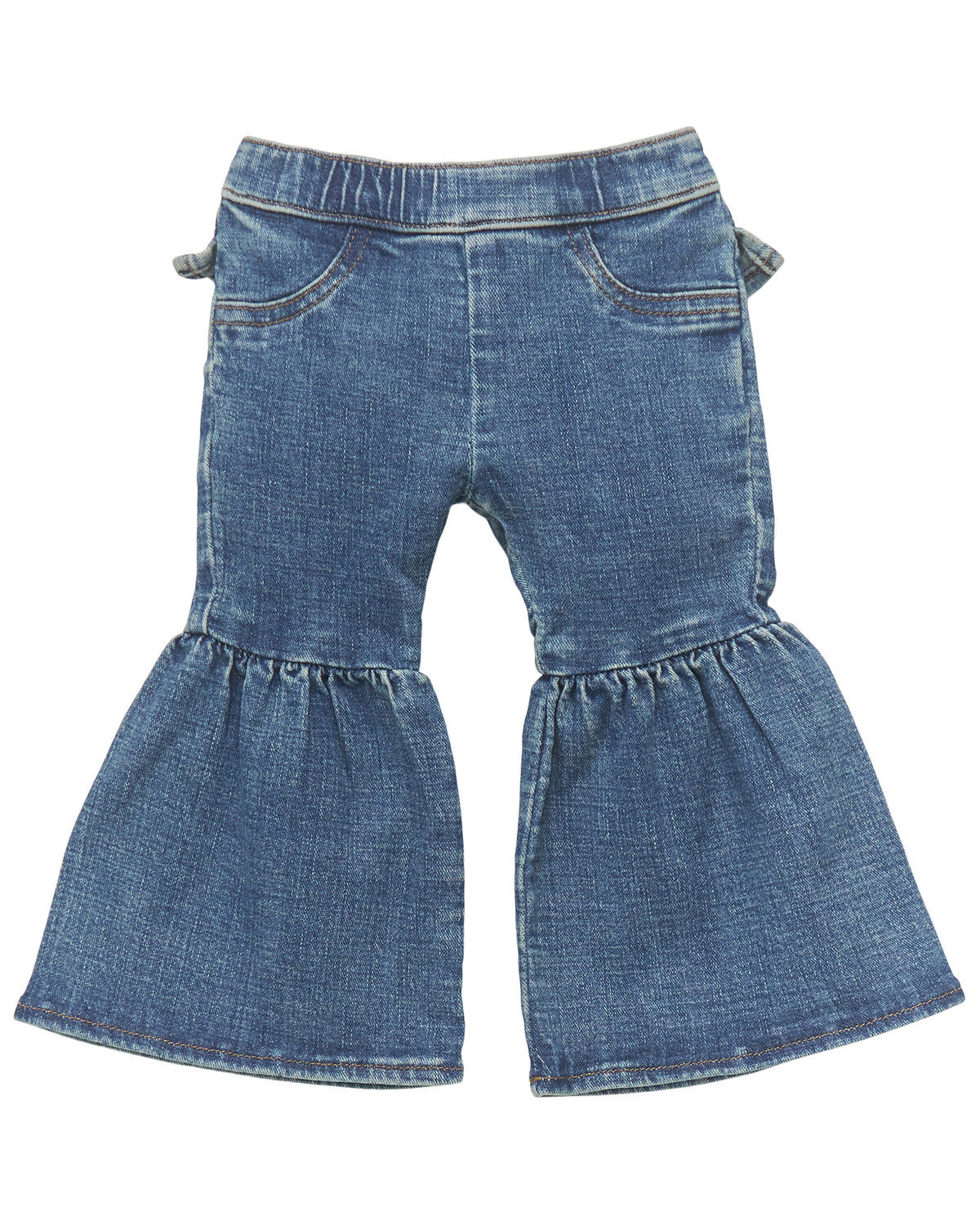 Wrangler Infant Girls' Ruffle Denim Jeans