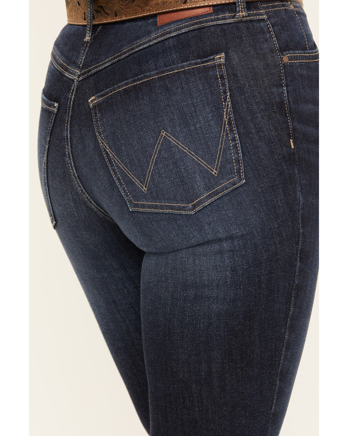 Wrangler Women's Madilyn Dark Wash High Rise Flare Stretch Denim Jeans