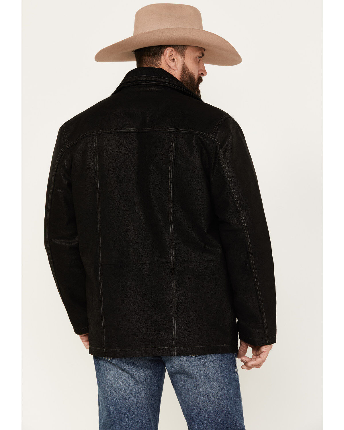 Scully Men's Suede Double Collar Jacket