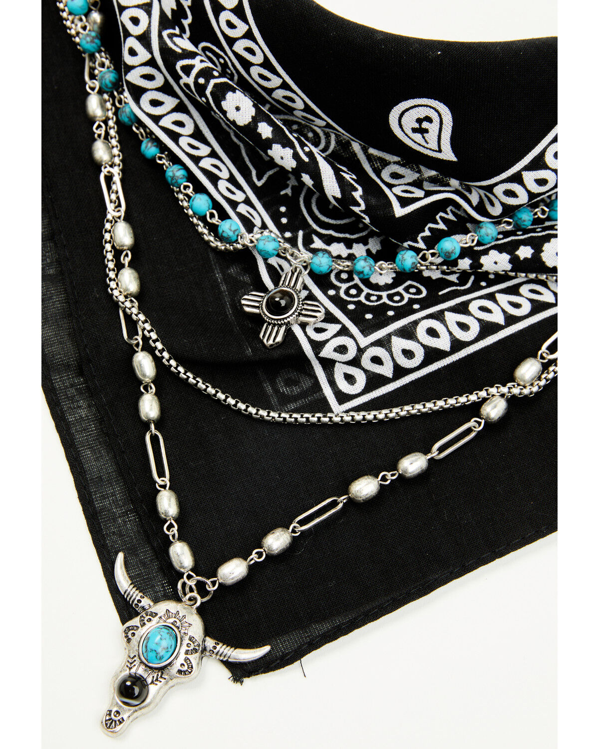 Idyllwind Women's Baylee Bandana Layered Necklace