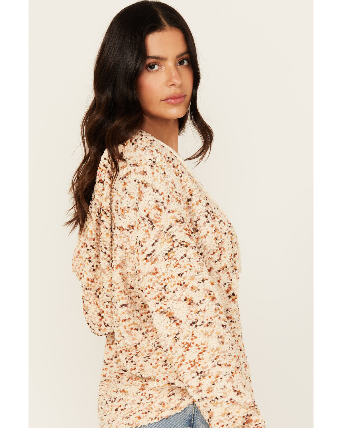 Cleo + Wolf Women's Popcorn Yarn Hoodie