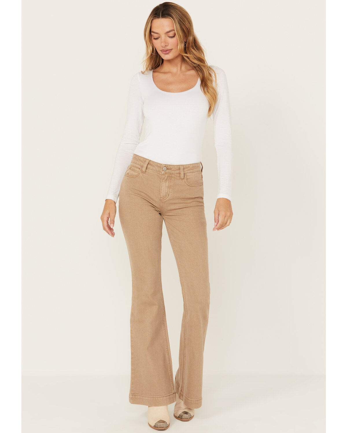 Shyanne Women's Tuffet High Rise Stretch Flare Jeans