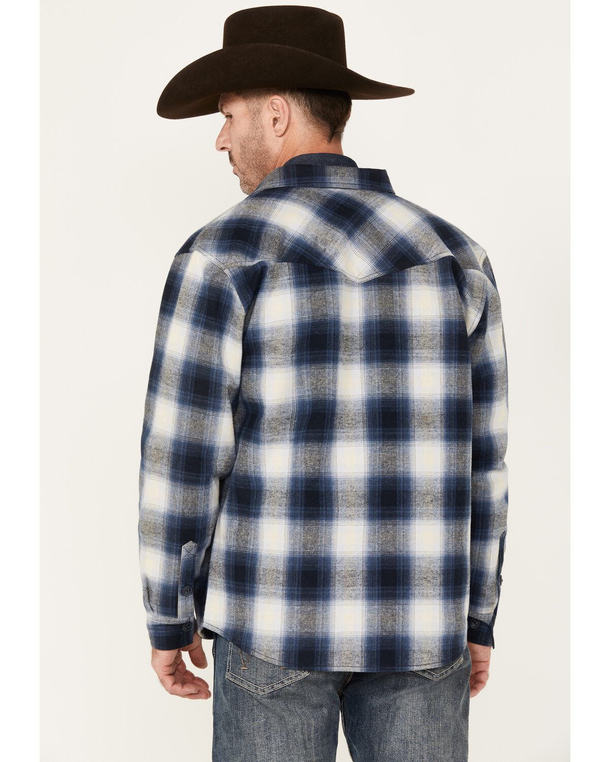 Cody James Men's Plaid Print Button-Down Jacket
