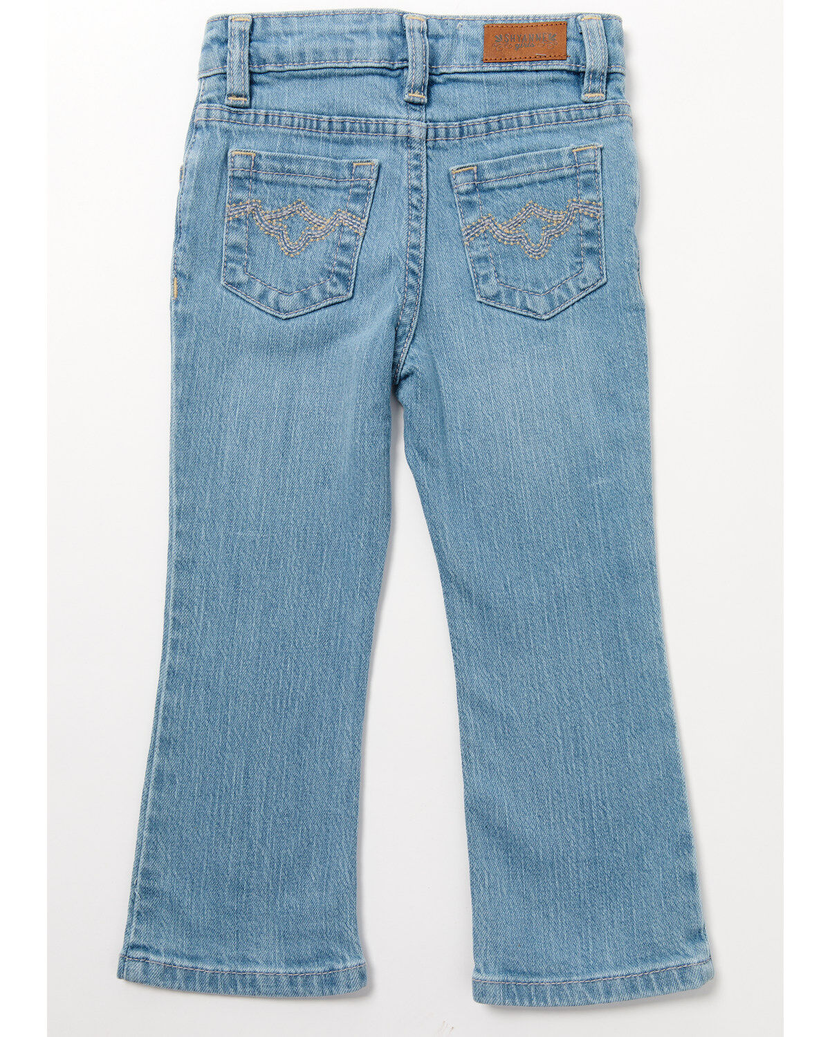 Shyanne Toddler Girls' Light Wash Straight Riding Jeans