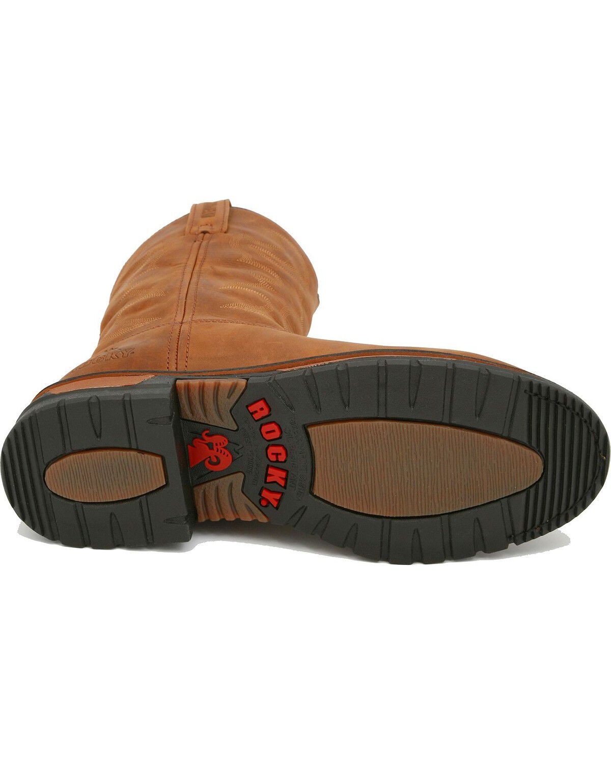 Rocky Men's Branson Roper Waterproof Western Boots