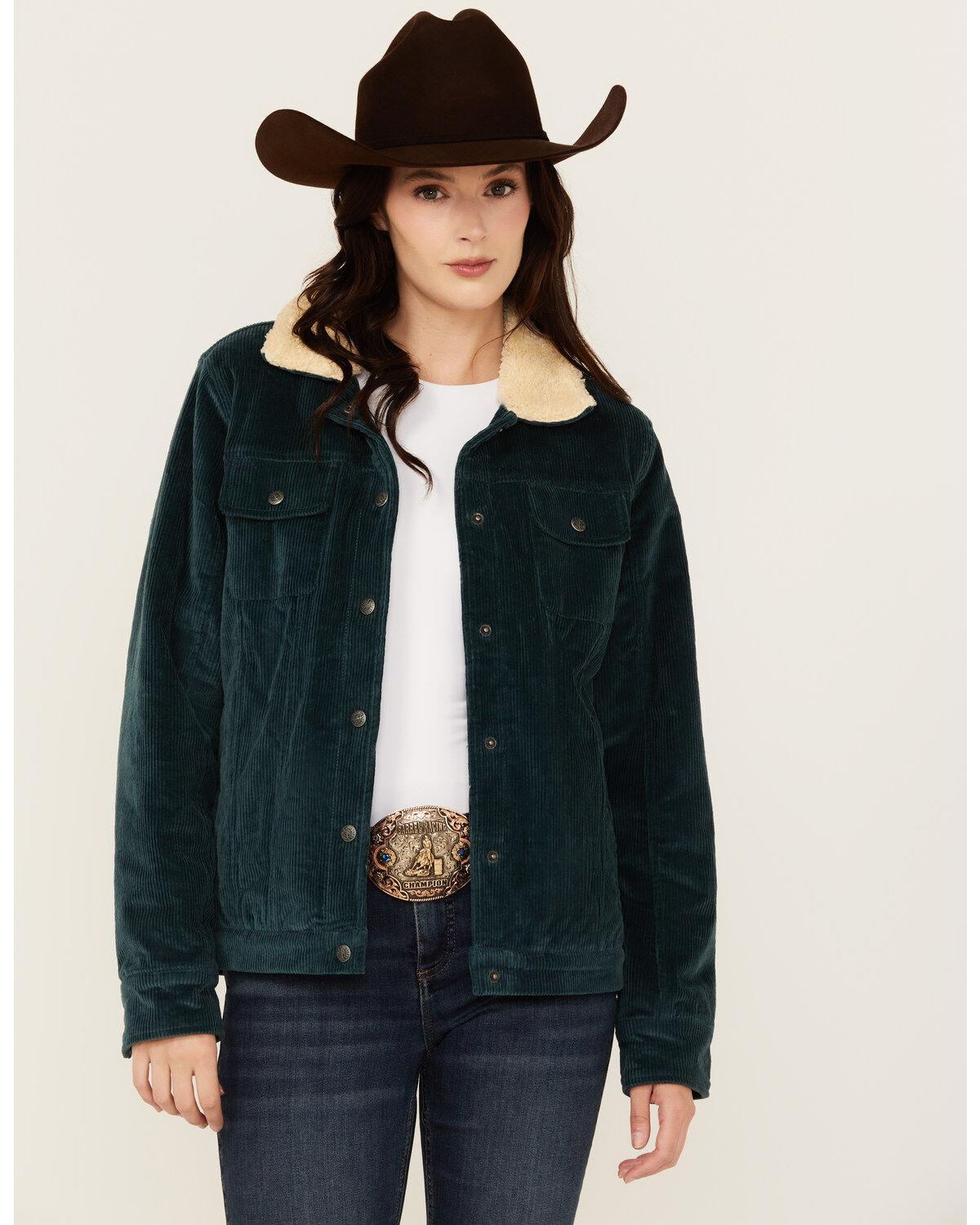 Outback Trading Co Women's Georgia Sherpa Lined Corduroy Jacket