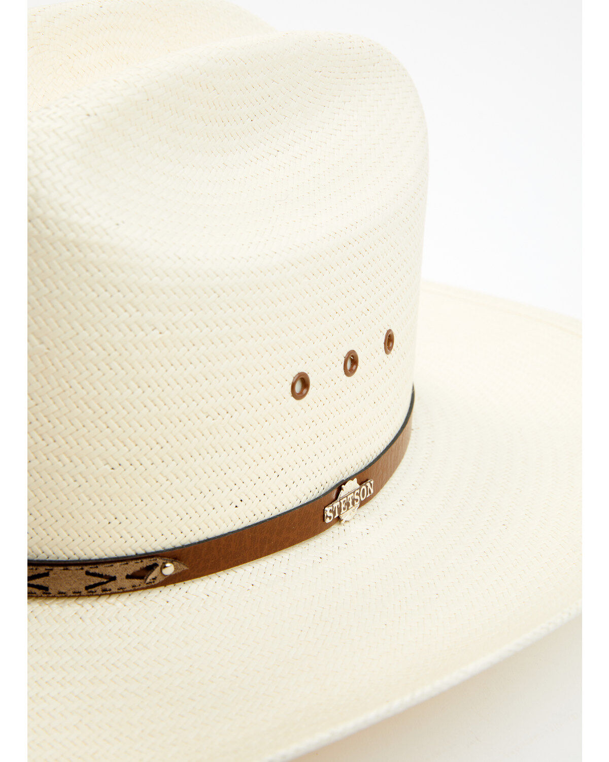 Stetson Rodeo Natural Cattleman Straw Cowboy Hat