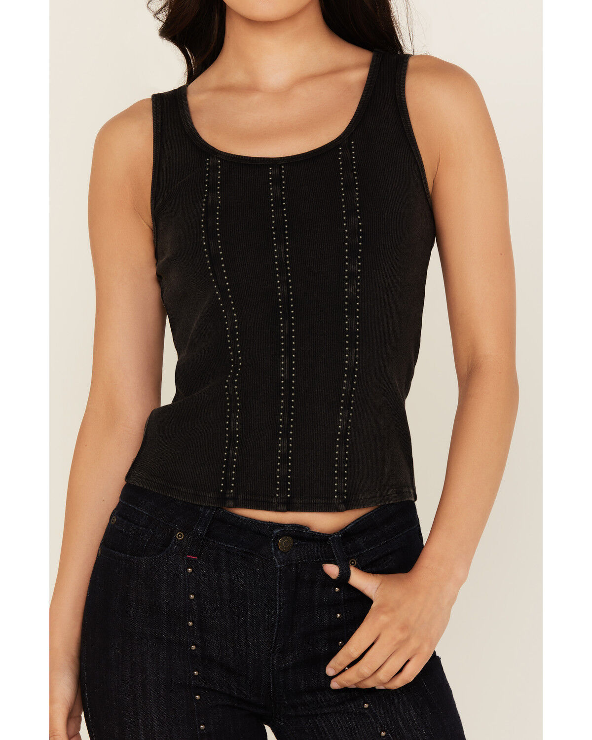 Idyllwind Women's Sevier Studded Ribbed Tank Top