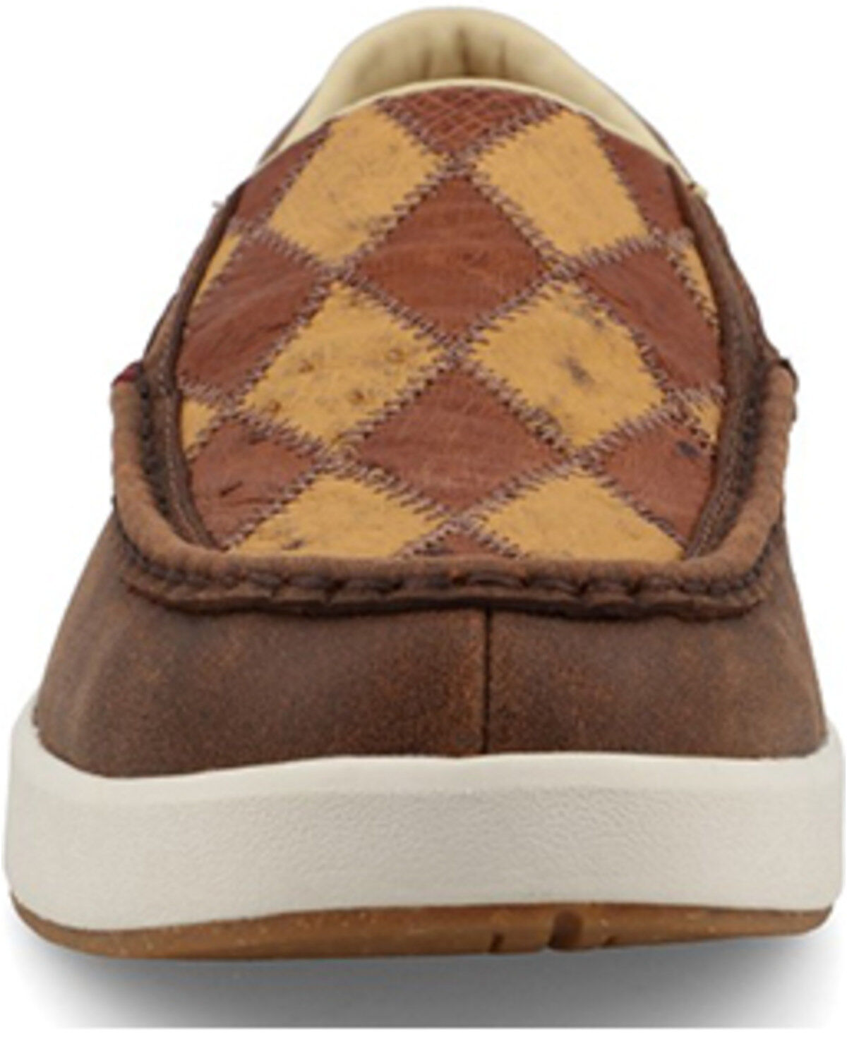 Twisted X Men's Exotic Ostrich Slip-On Ultralite X™ Casual Shoes - Moc Toe